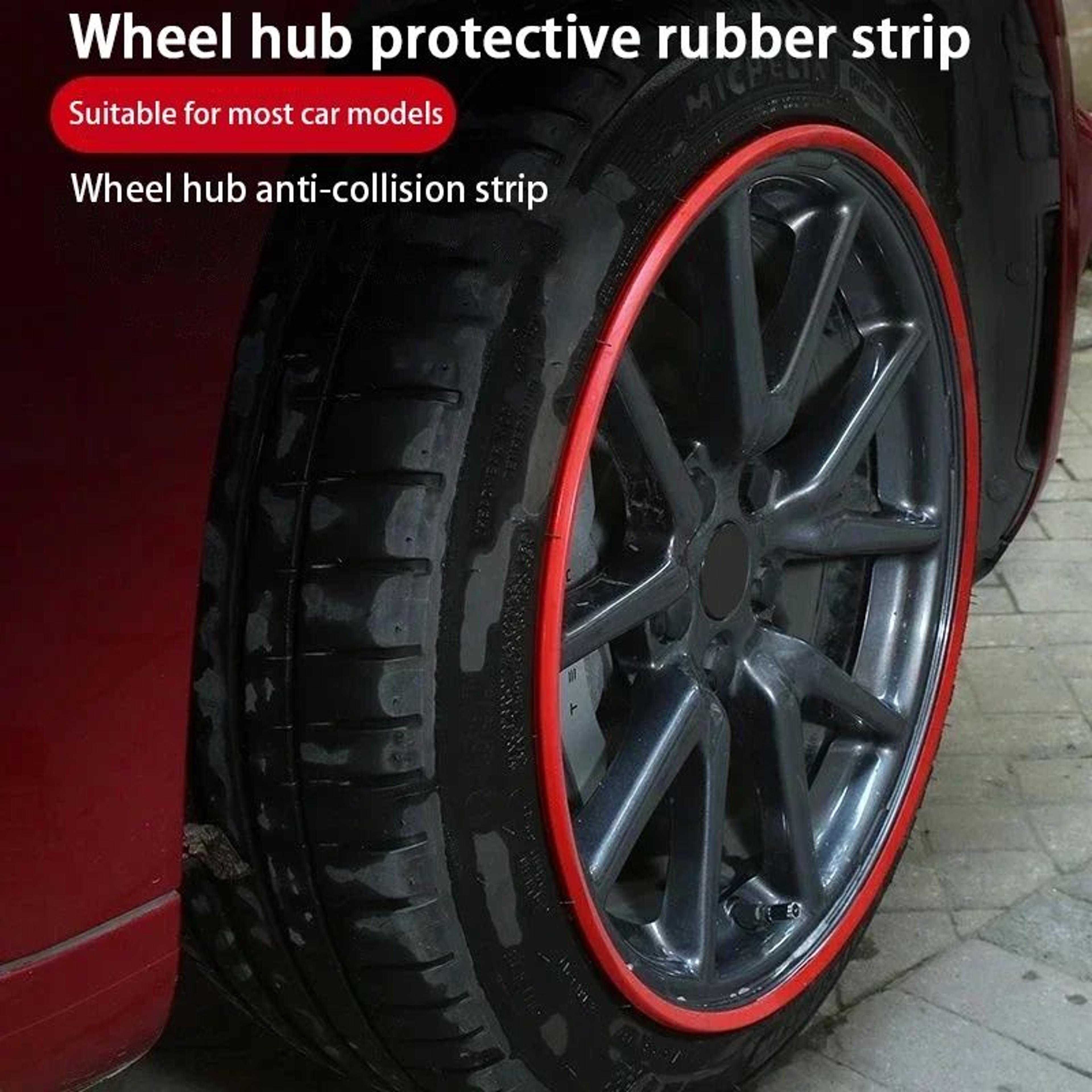 wheel rim protector strip universal wheel rim guard for scratch protection