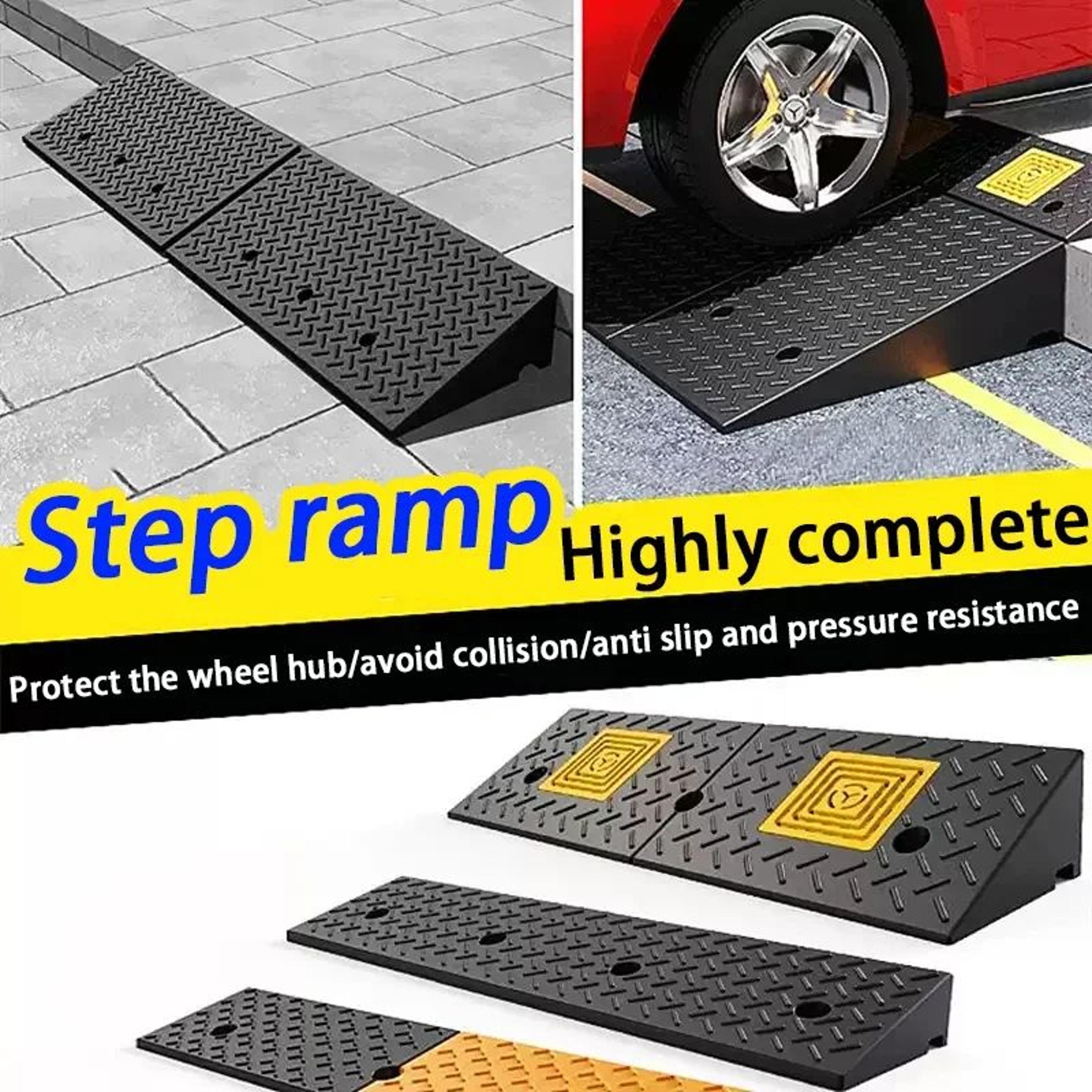heavy duty car curb ramp plastic threshold ramp for driveways, garages and vehicle access
