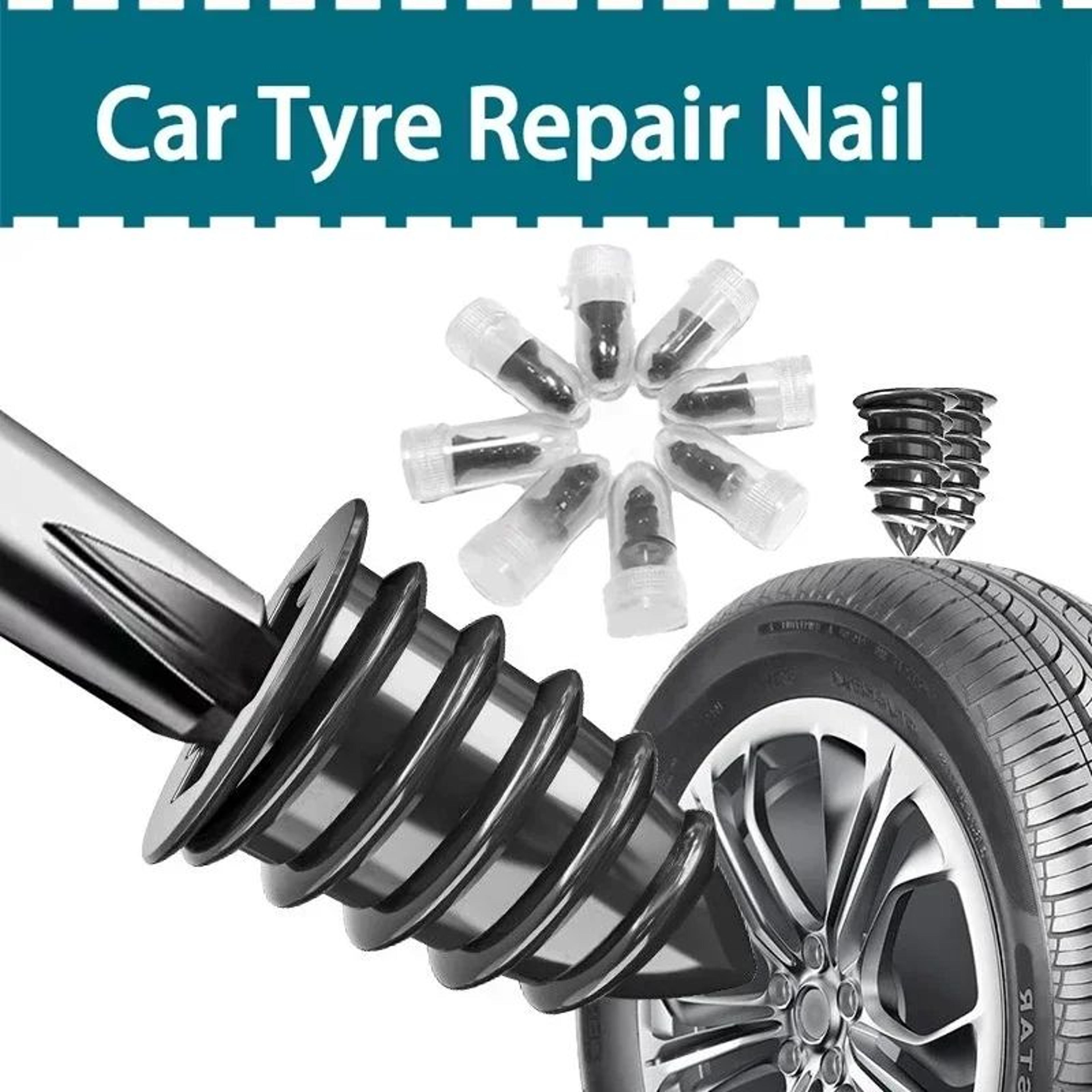 universal tire repair kit rubber tire repair nails for tubeless car motorcycle and bike tires