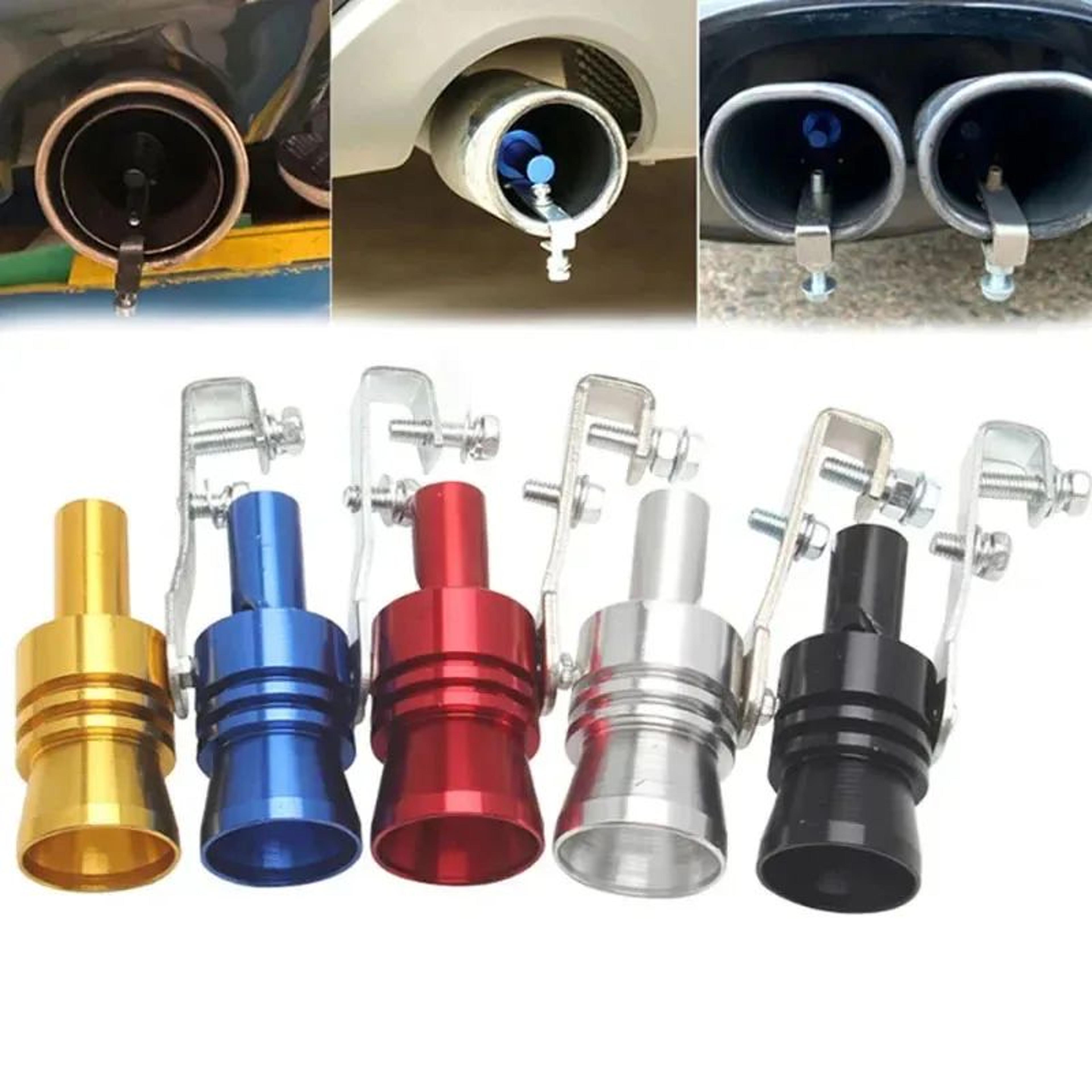 universal turbo exhaust whistle sound simulator for car and motorcycle exhaust pipes