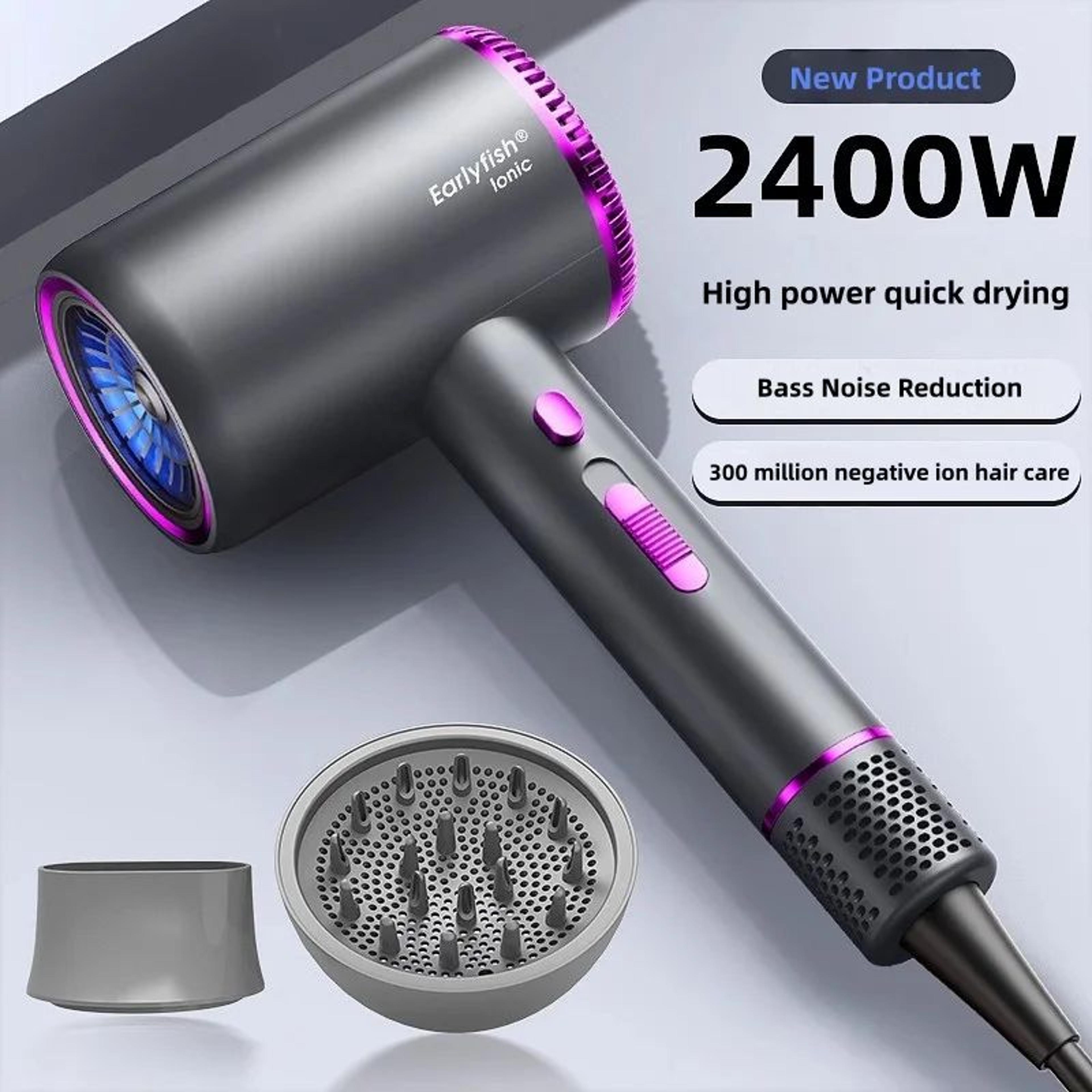 velora high speed hair dryer with negative ion hair dryer and diffuser 110000 rpm