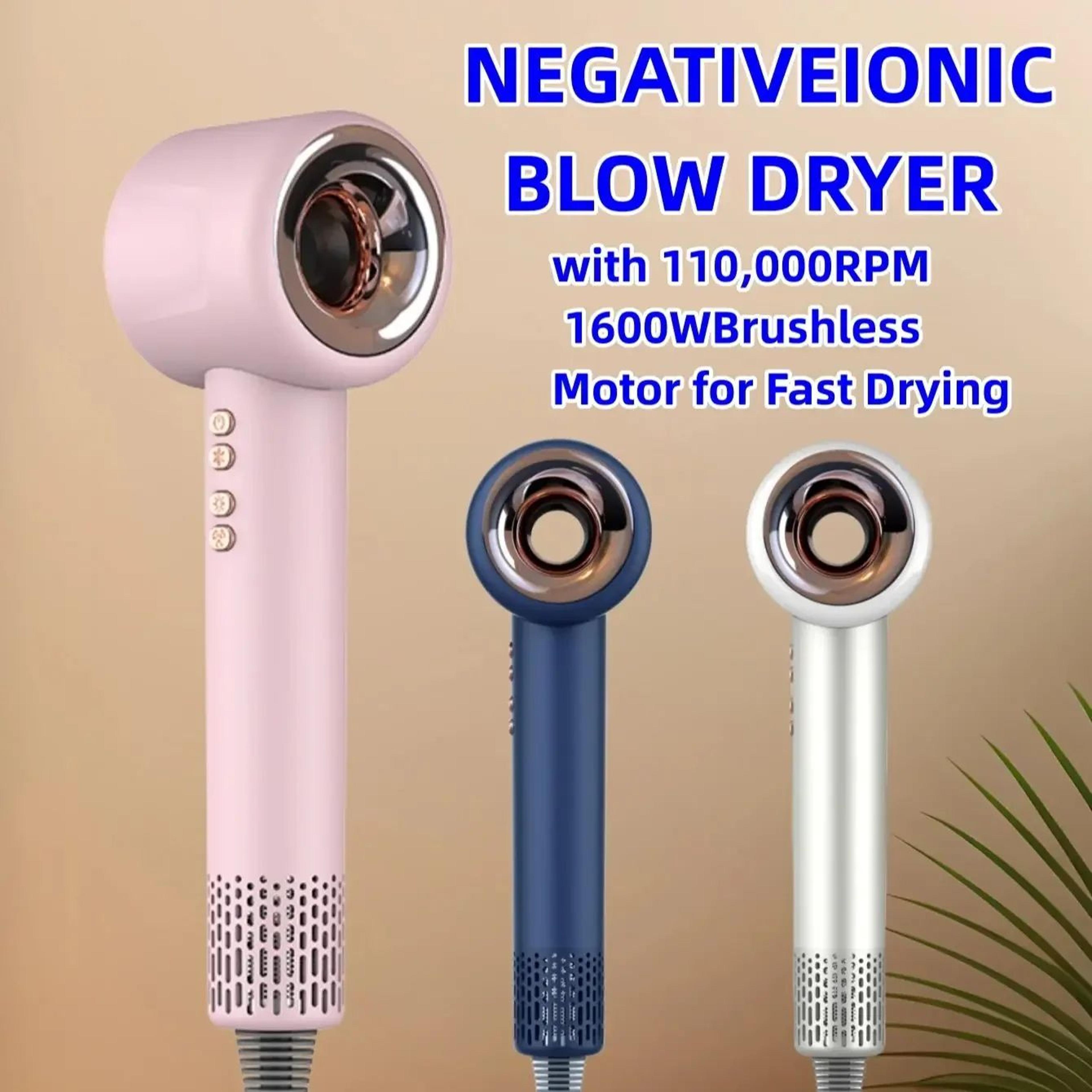 1600w negative ion hair dryer professional hair dryer with constant temperature and quiet high-speed drying