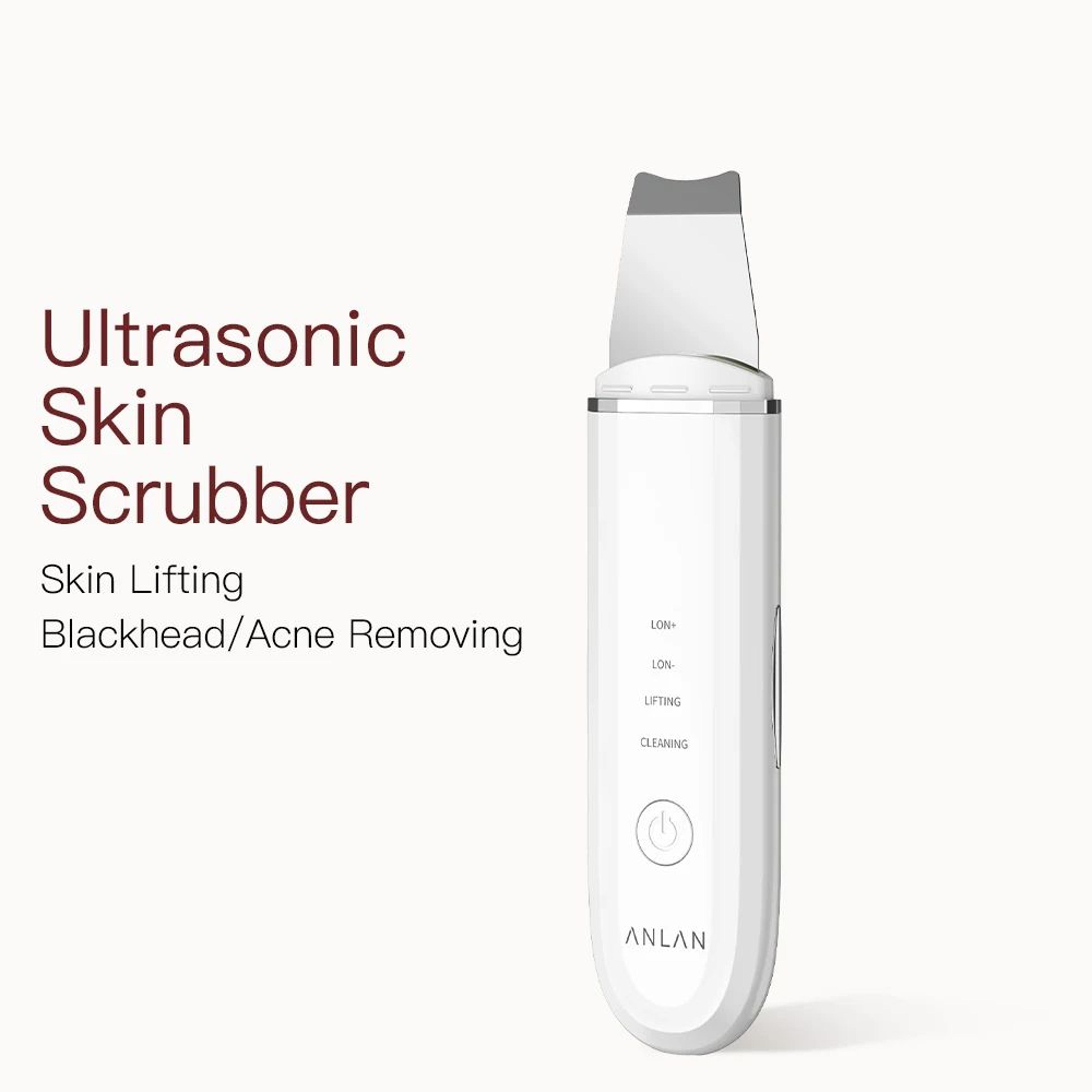 anlan ultrasonic skin scrubber deep pore cleanser face cleansing device