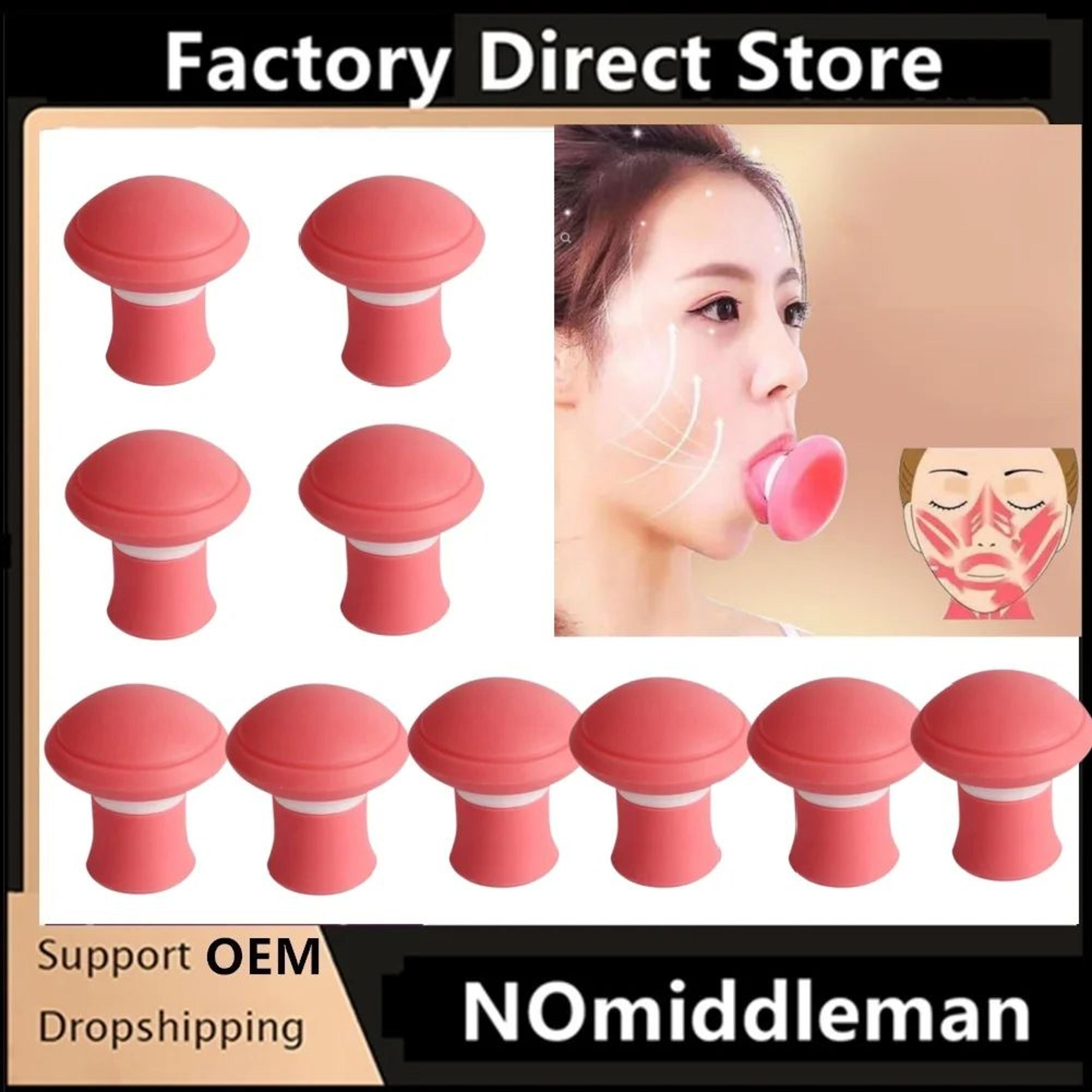 jawline exerciser silicone face slimming tool facial massager for v line training