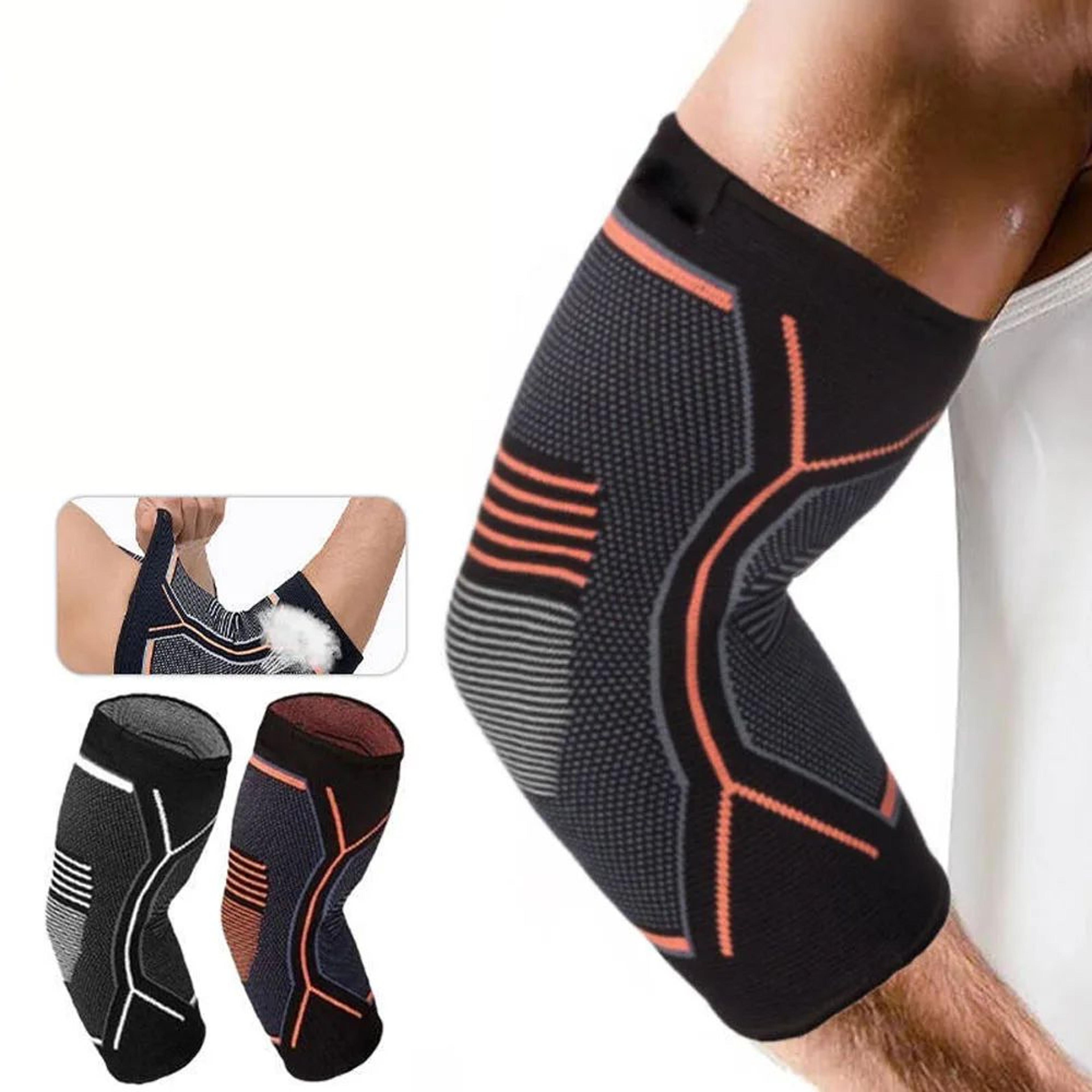flexguard elbow compression sleeve for tennis elbow and tendon support