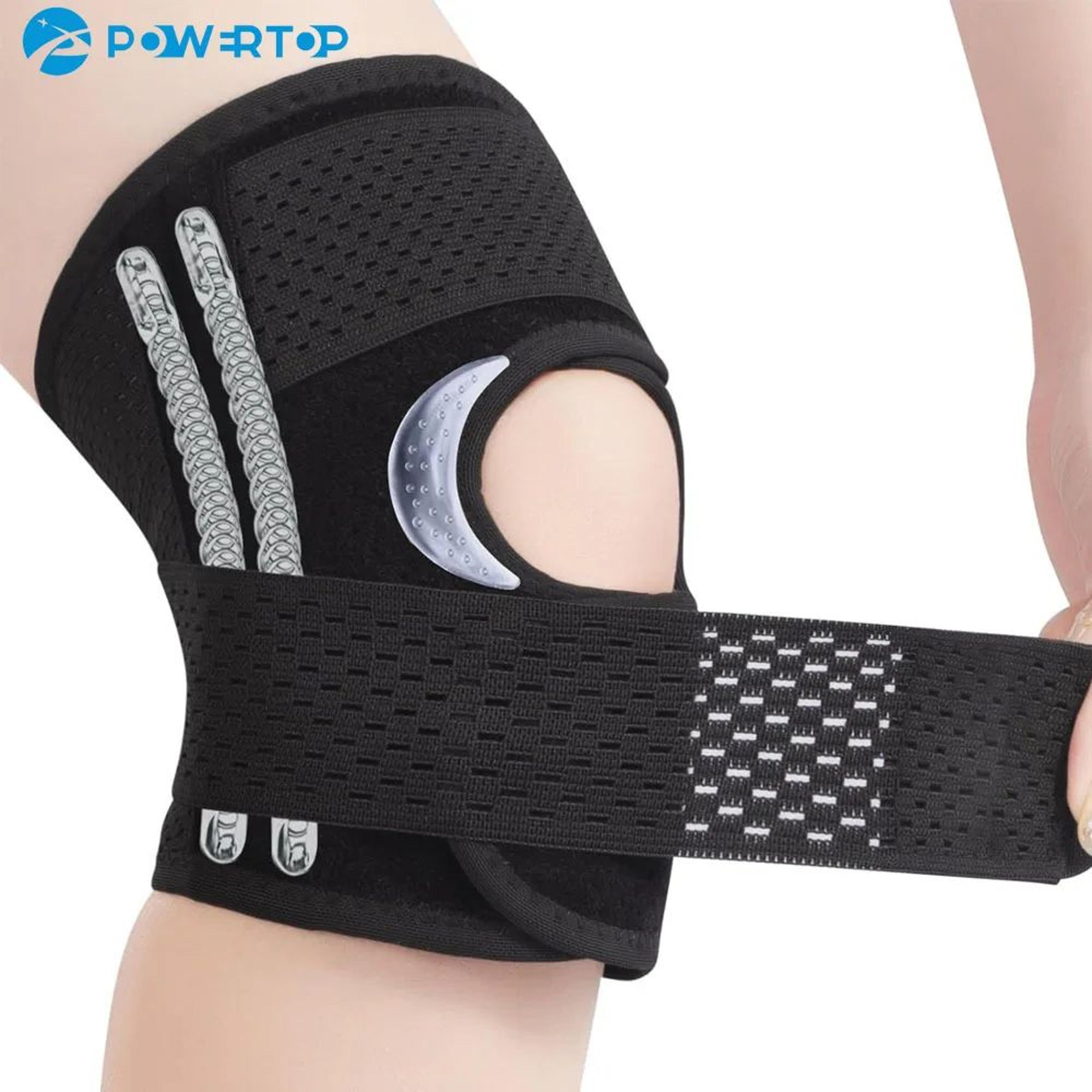 flexguard knee brace with side stabilizers adjustable knee support for sports recovery and daily comfort