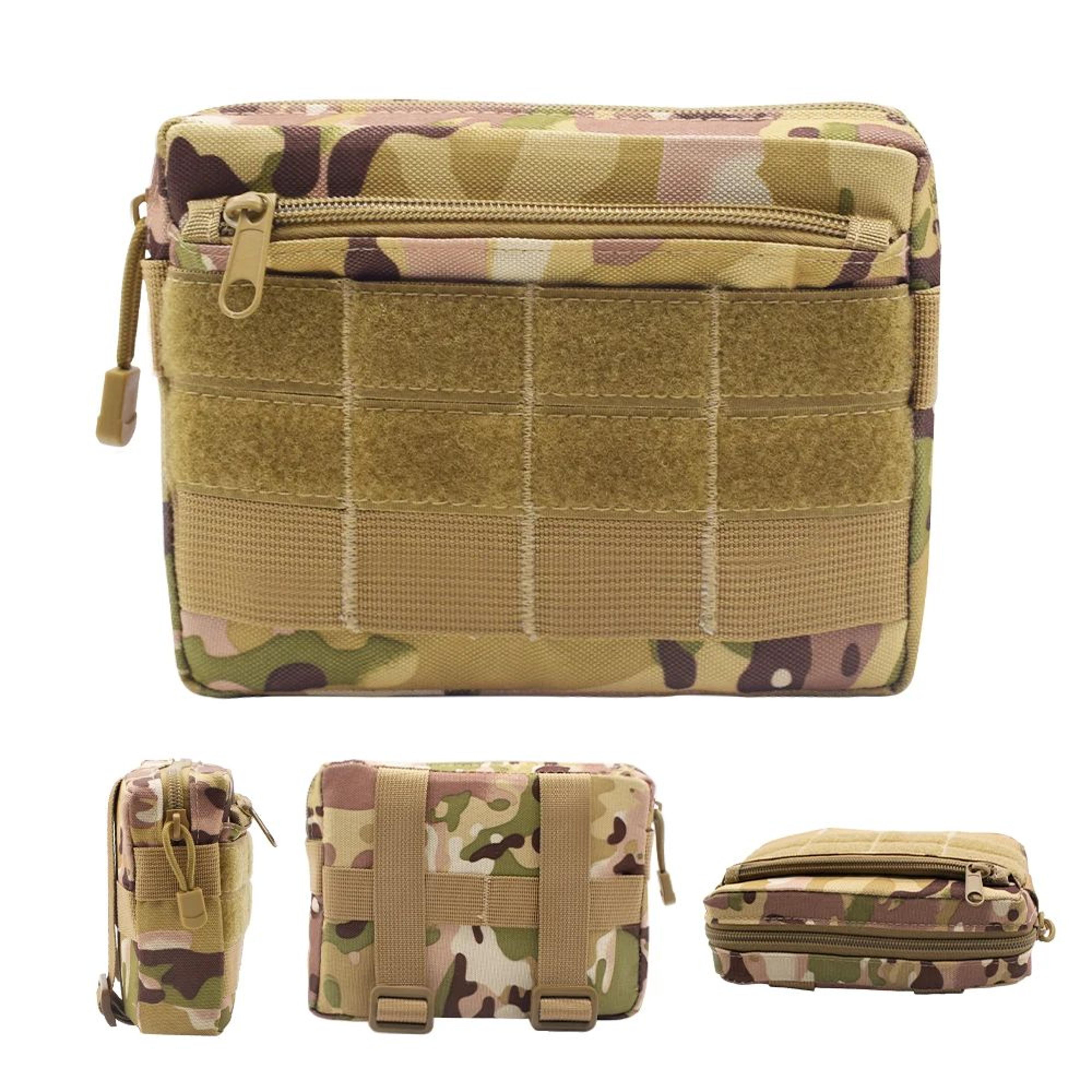 edc waist bag tactical molle utility pouch phone holder for camping hiking and everyday carry