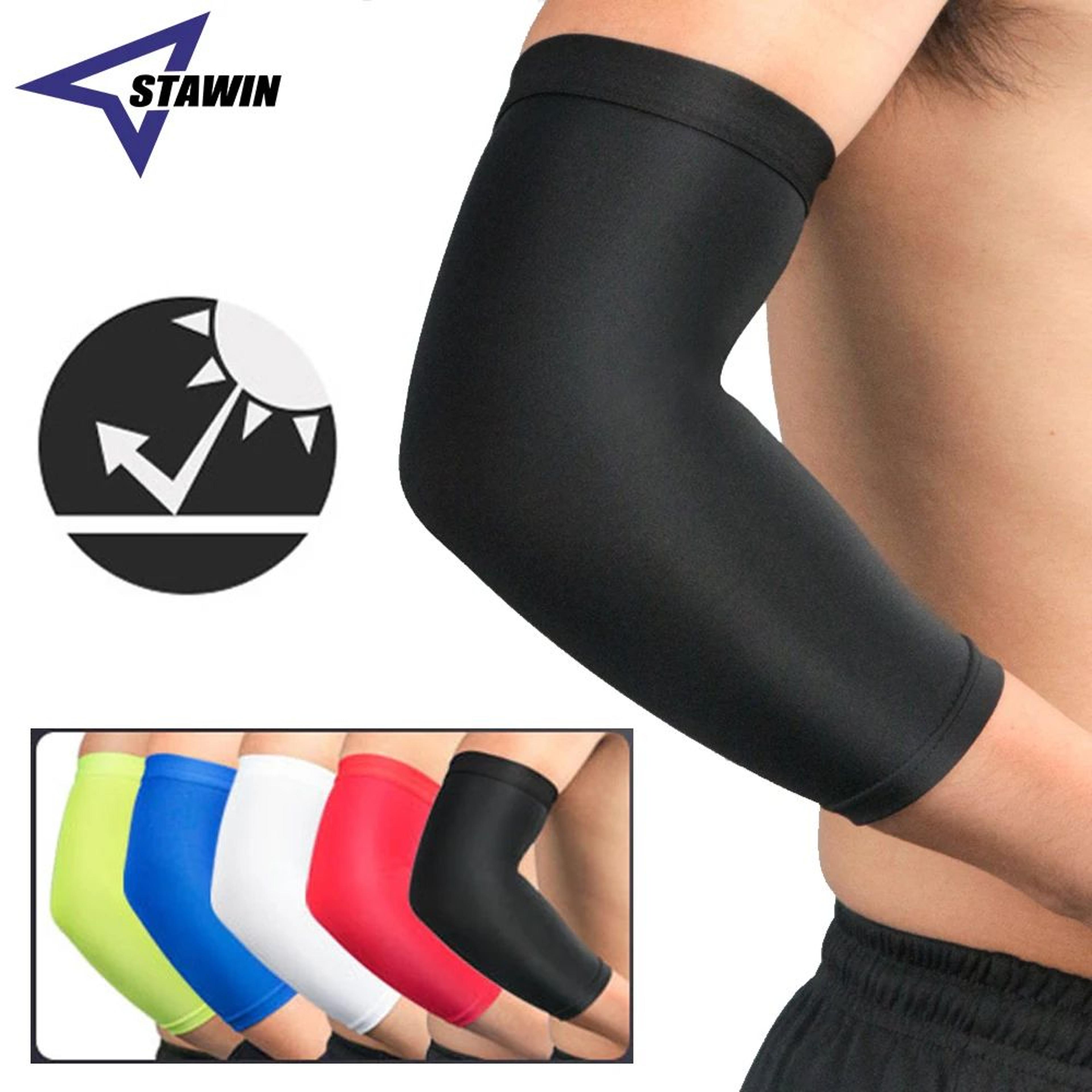 flexshield compression arm sleeve with uv protection for basketball running fitness