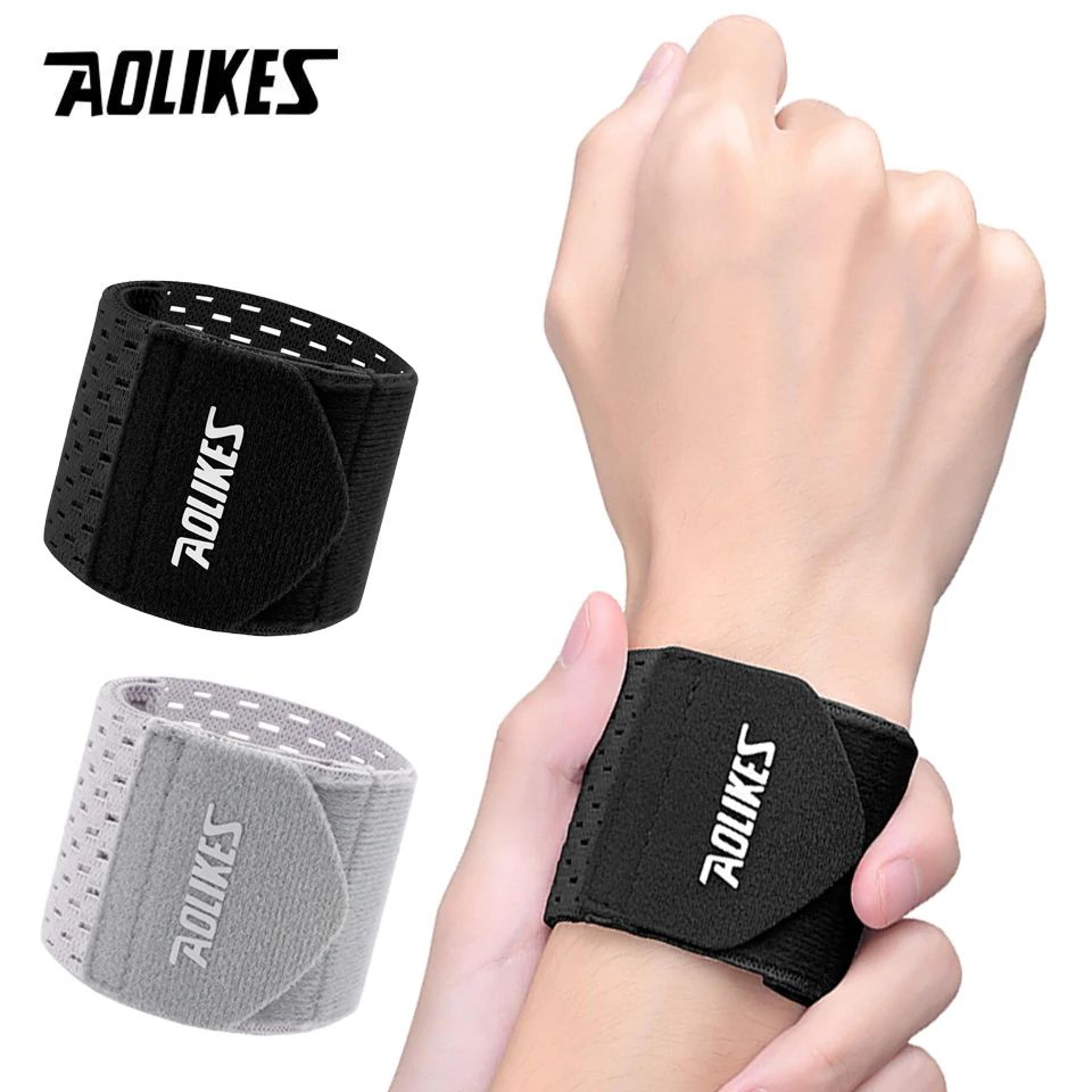 aolikes breathable wrist brace compression wrist support sleeve for gym and sports