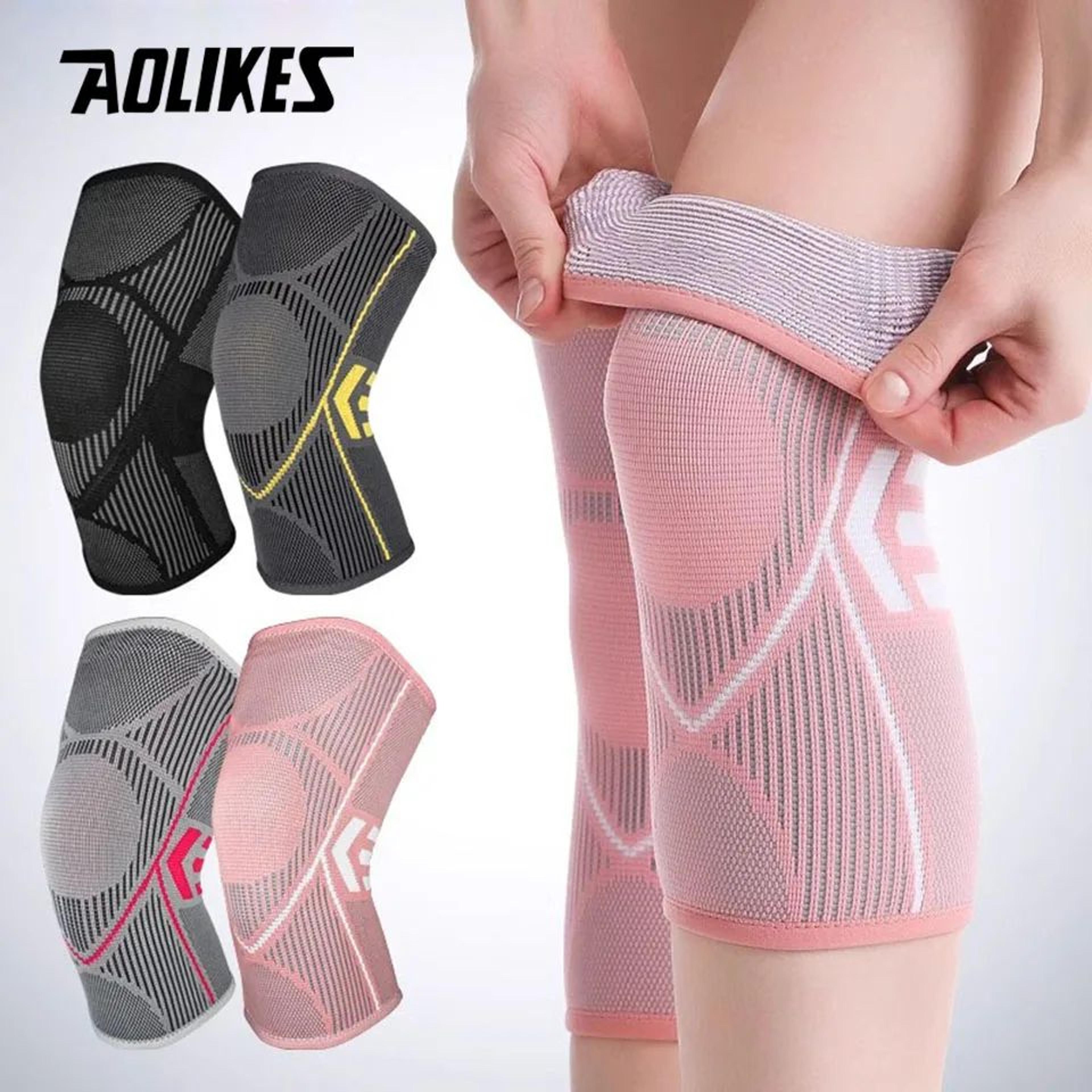 aolikes knee compression sleeve knee brace for joint support and pain relief