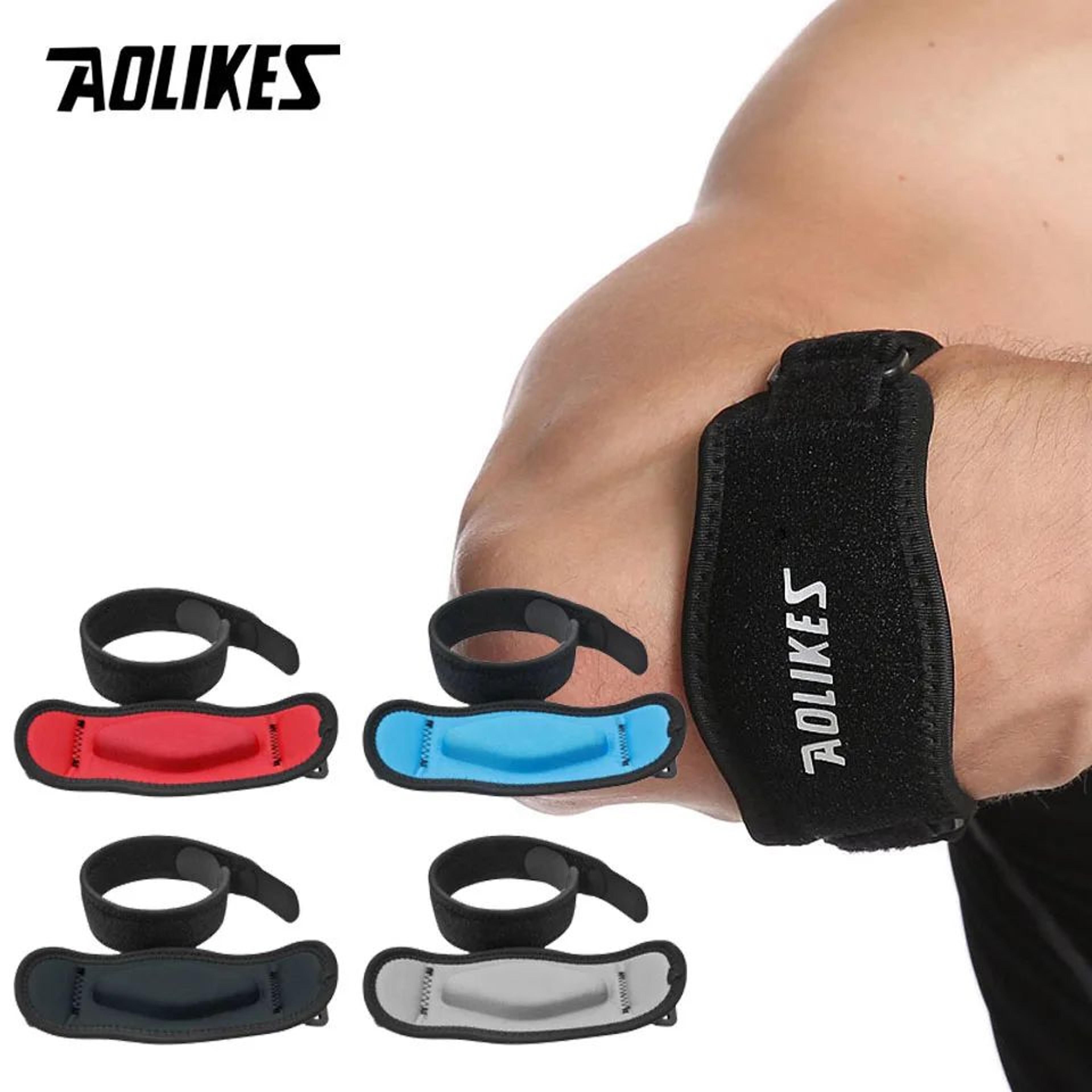 aolikes elbow brace with compression pad tennis elbow strap for sports and daily support