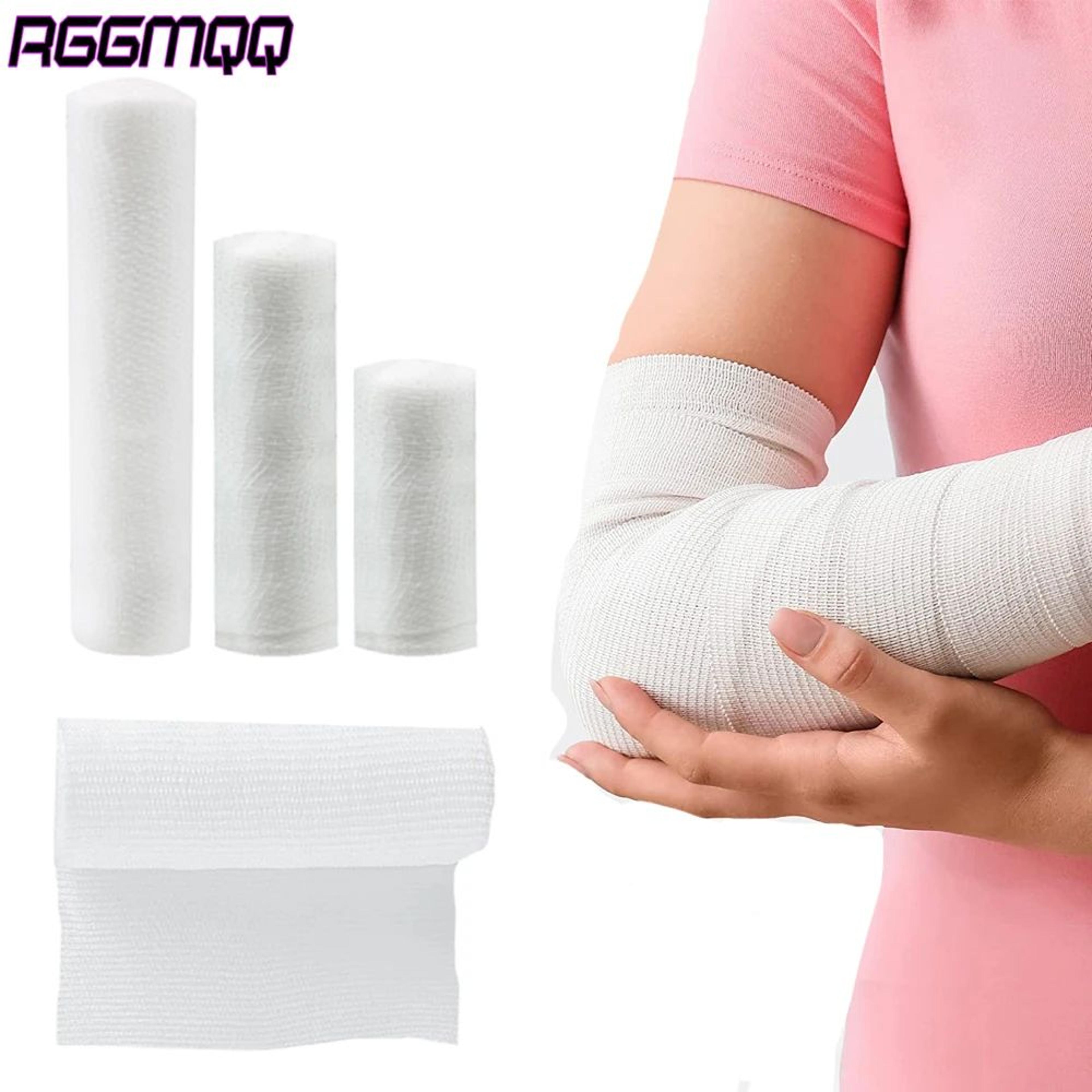 premium stretch gauze bandage rolls 4 pack soft breathable wound dressing wrap