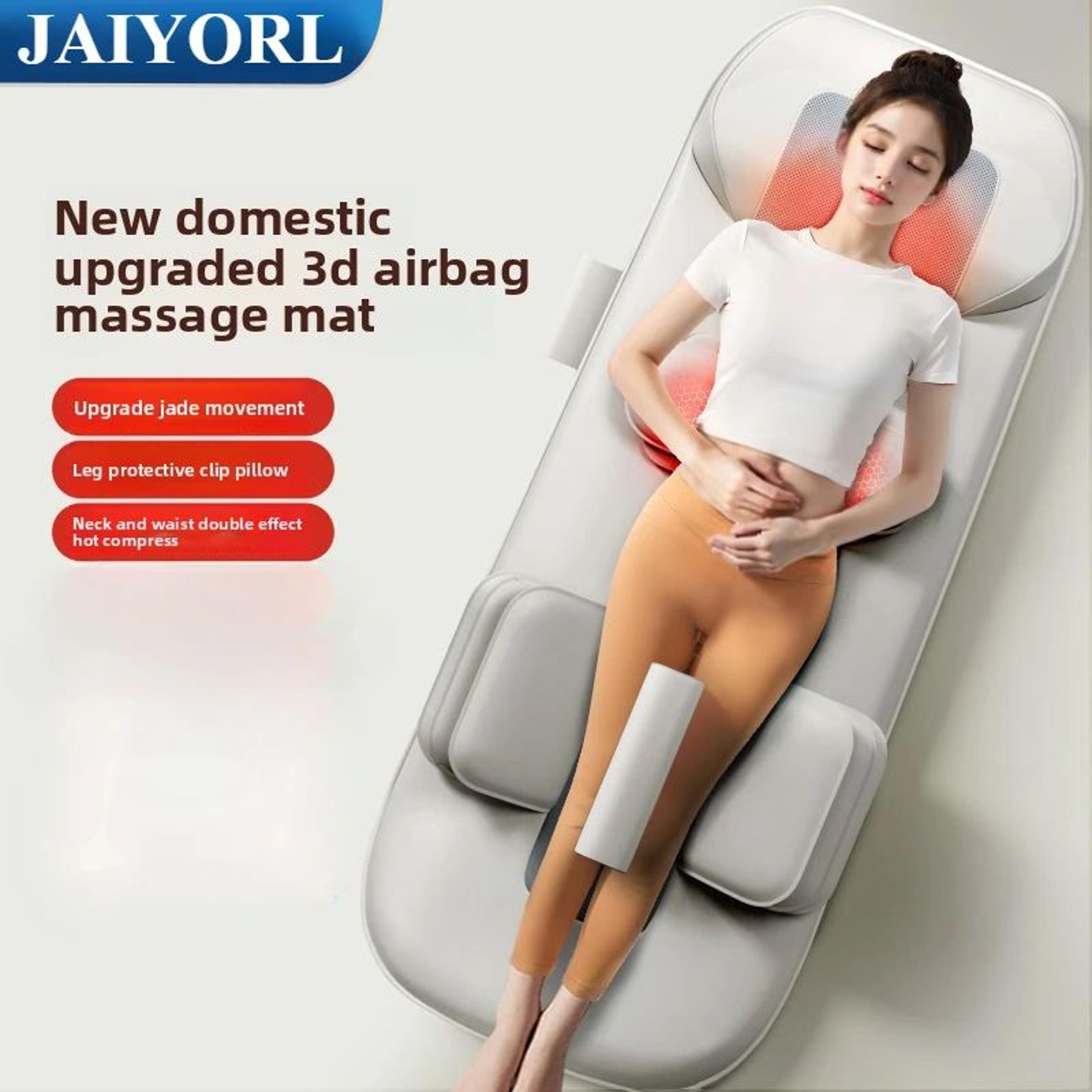 full body massage mat with heat airbag lumbar traction and neck massage