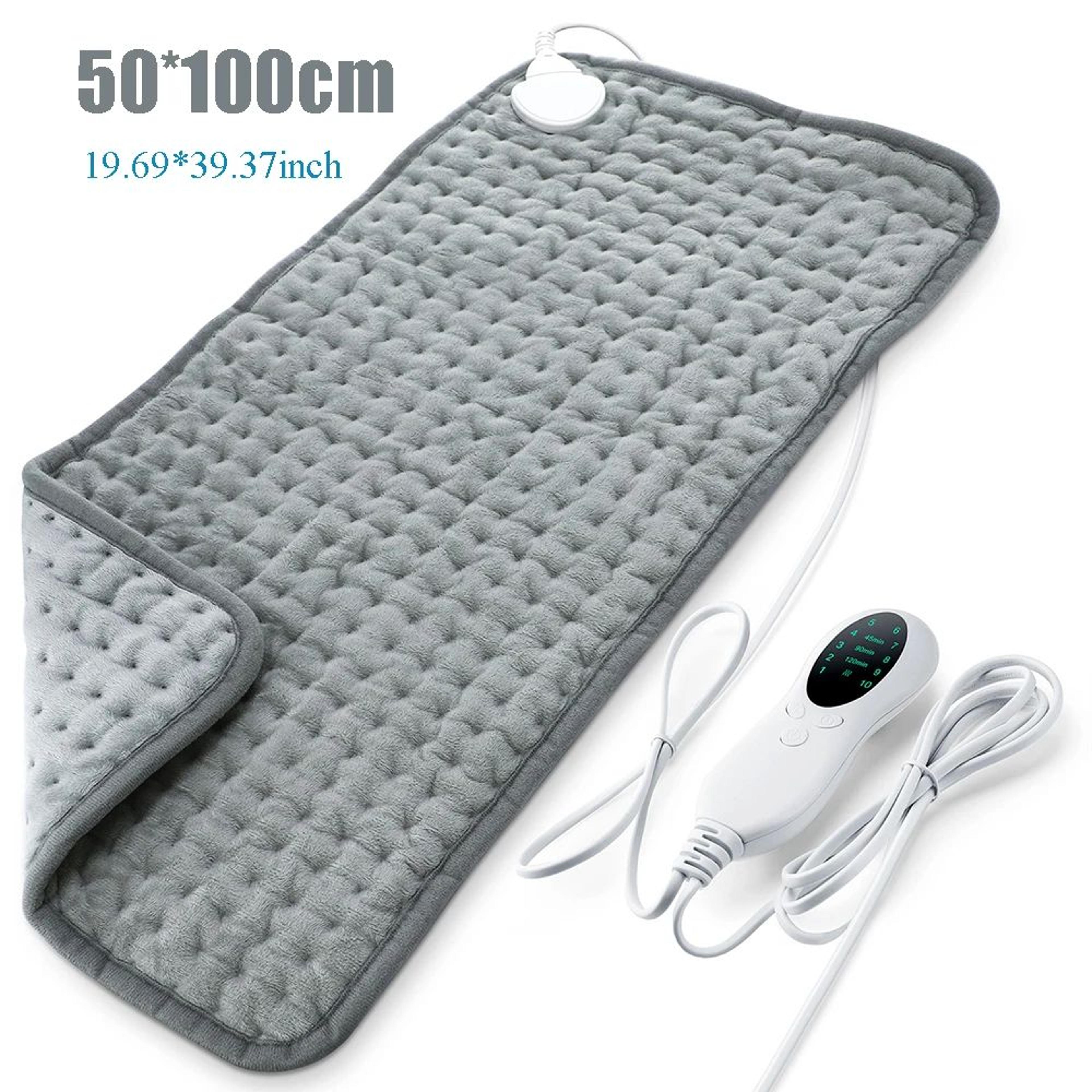 electric heating pad blanket for neck, back and full body warmth washable heated blanket 110v 220v