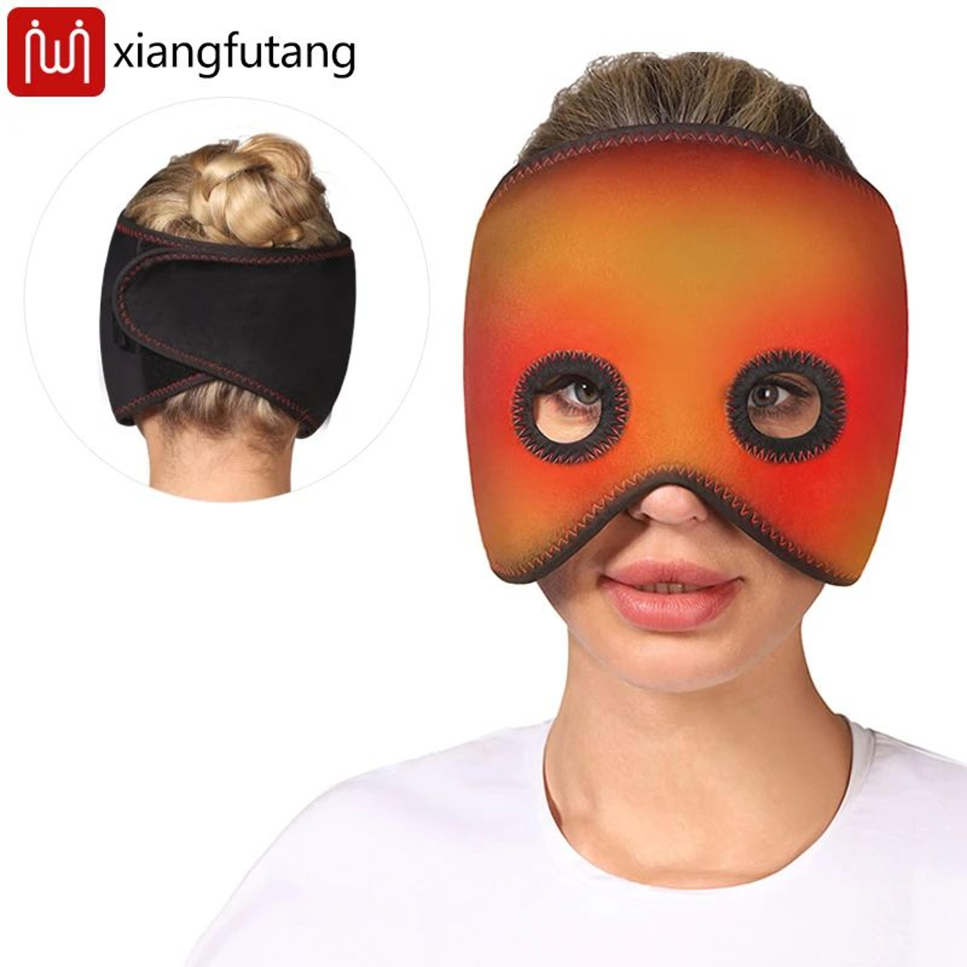 thermaface heated face mask facial heating pad with 3 heat levels