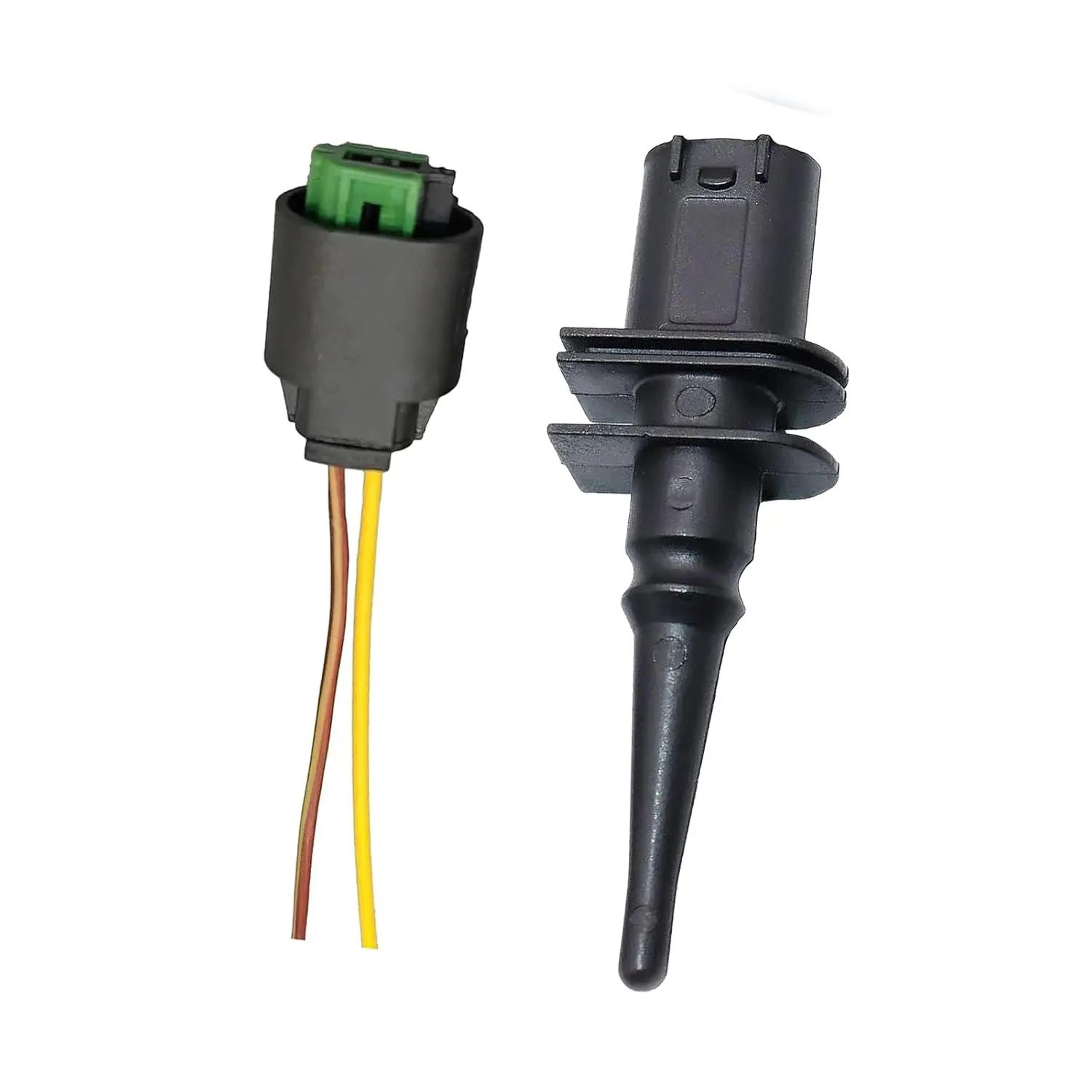 bmw ambient air temperature sensor with connector pigtail plug replacement 65816905133