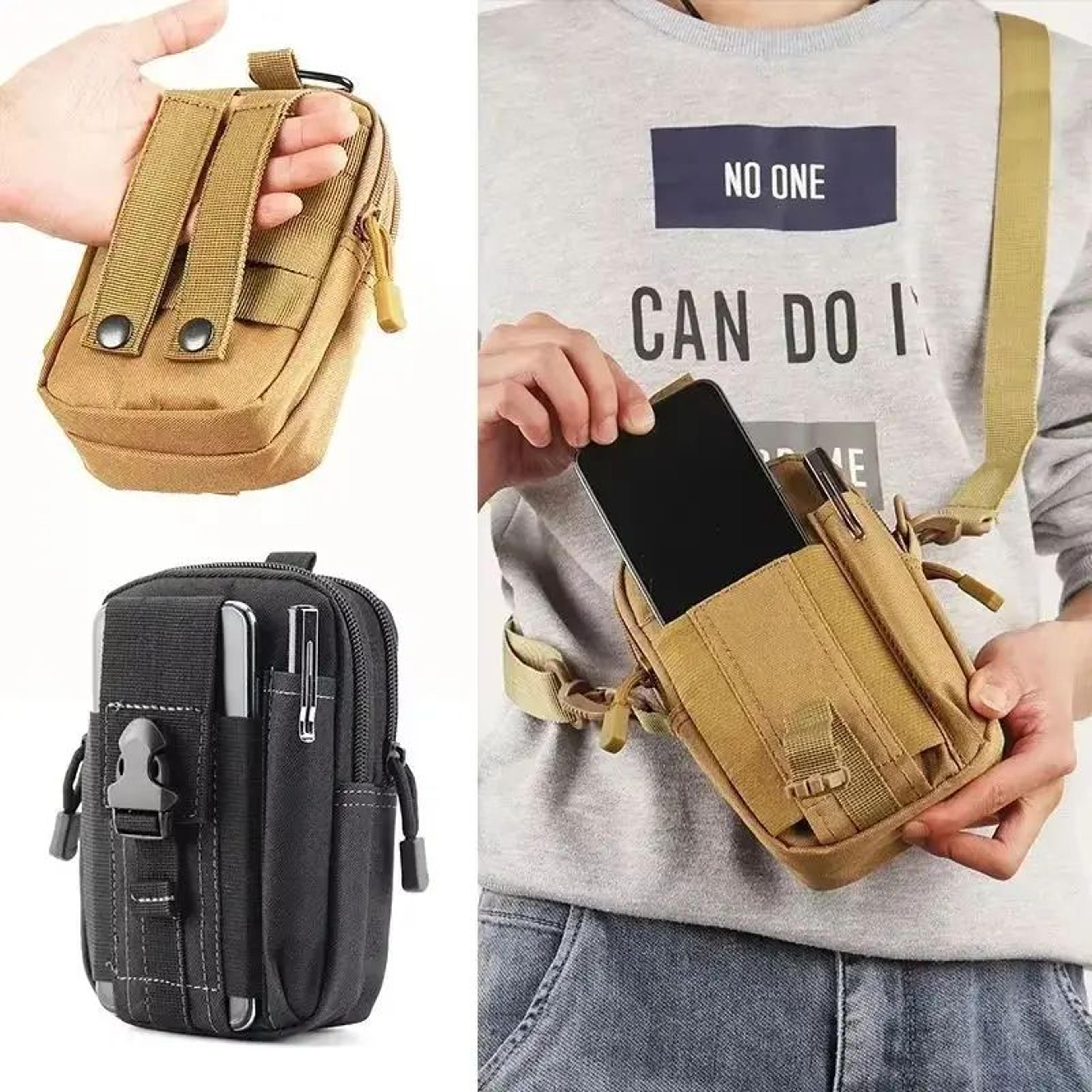 tactical molle pouch edc waist bag utility belt phone holster