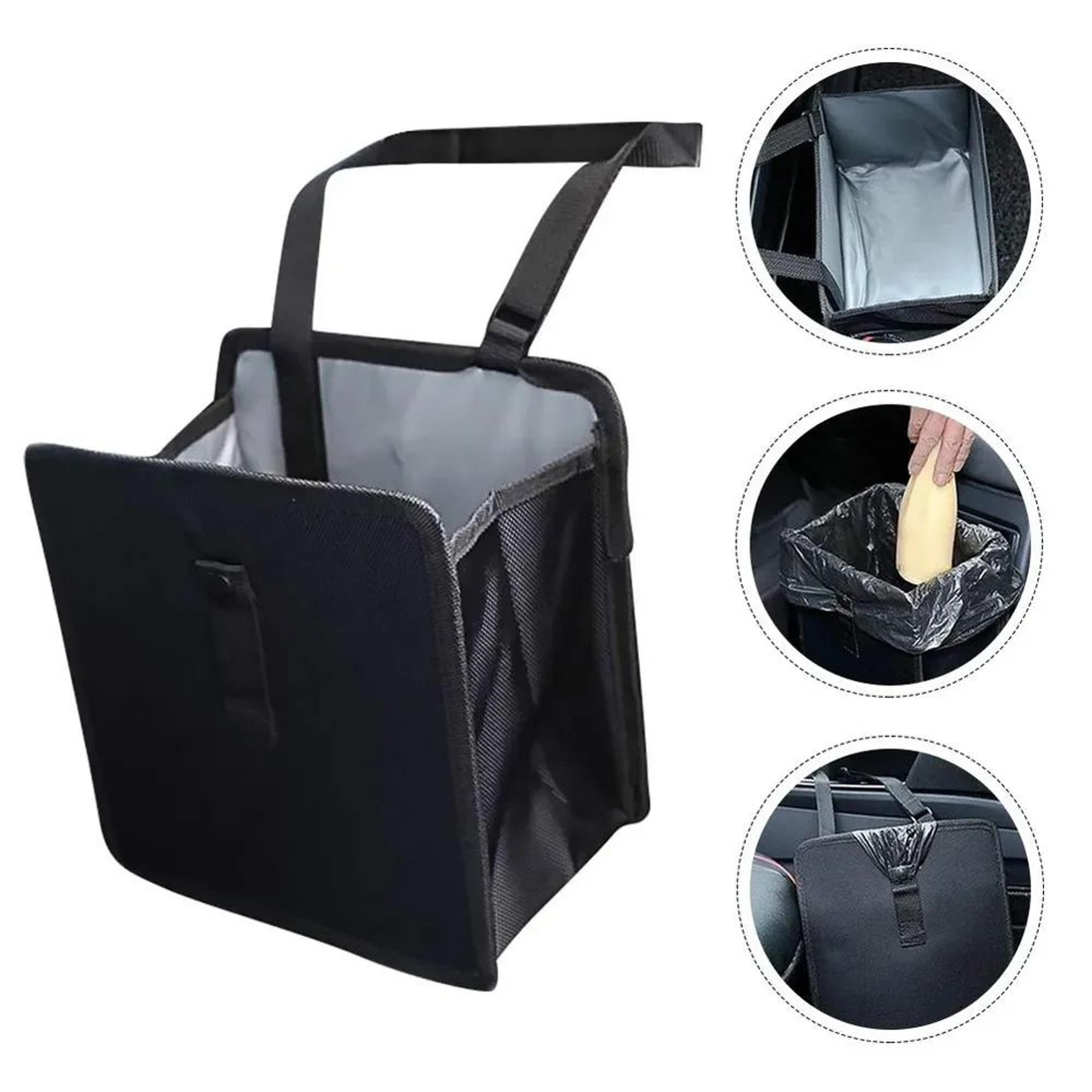 waterproof foldable car trash can hanging car organizer leakproof storage bag