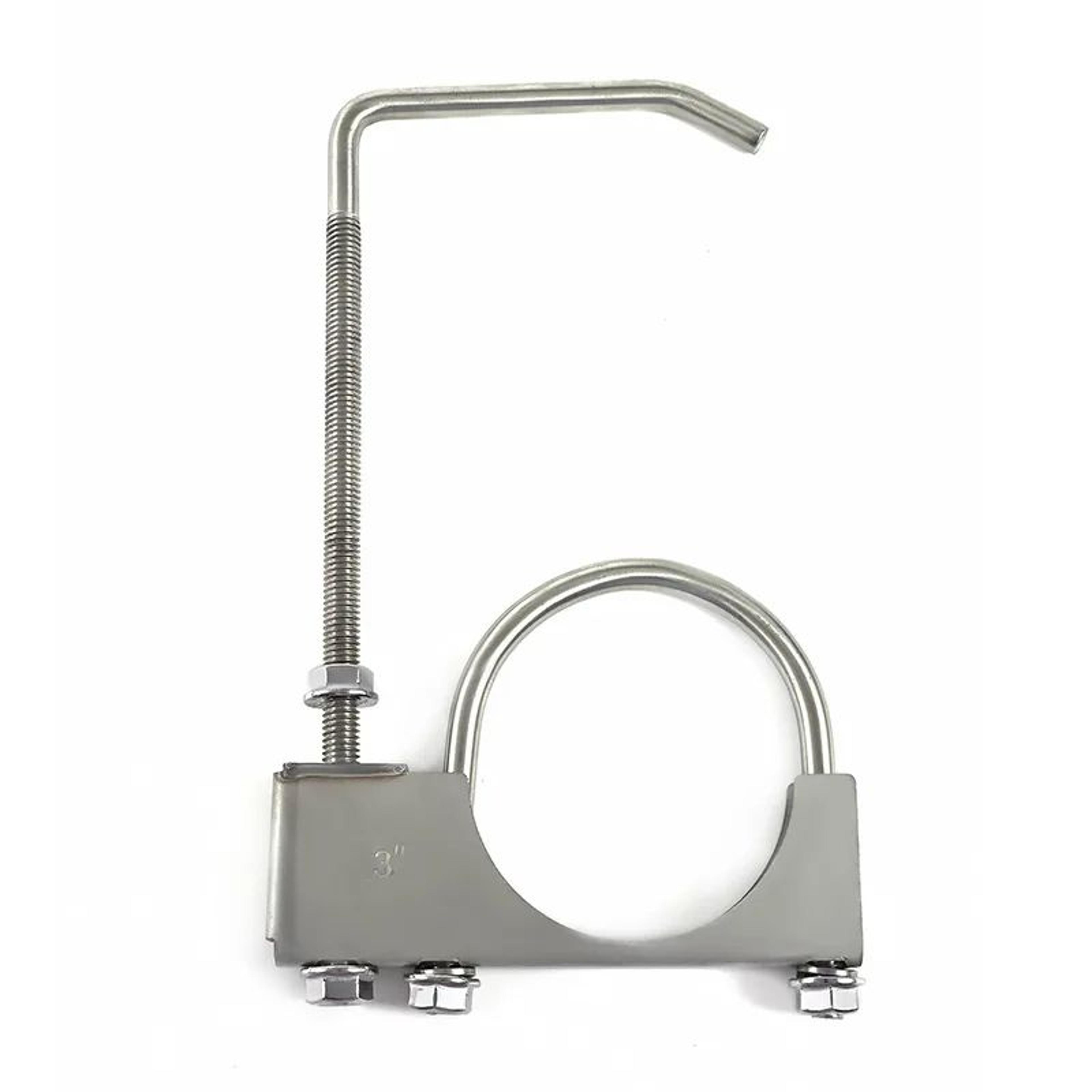 universal exhaust clamp with hanger 2.5 inch & 3 inch rear muffler clamp for car exhaust repair