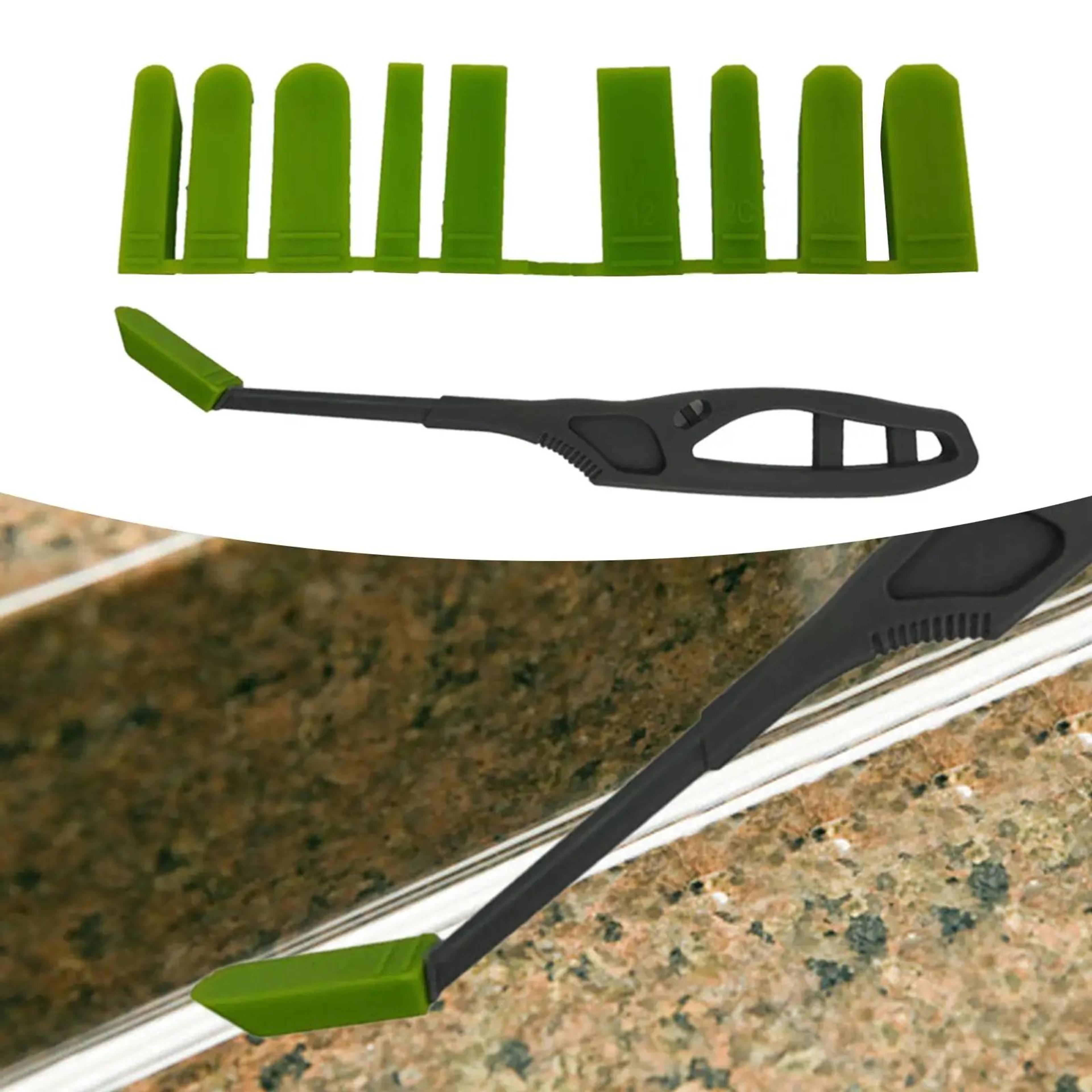 9-in-1 caulking tool kit sealant finishing tool and grout removal scraper