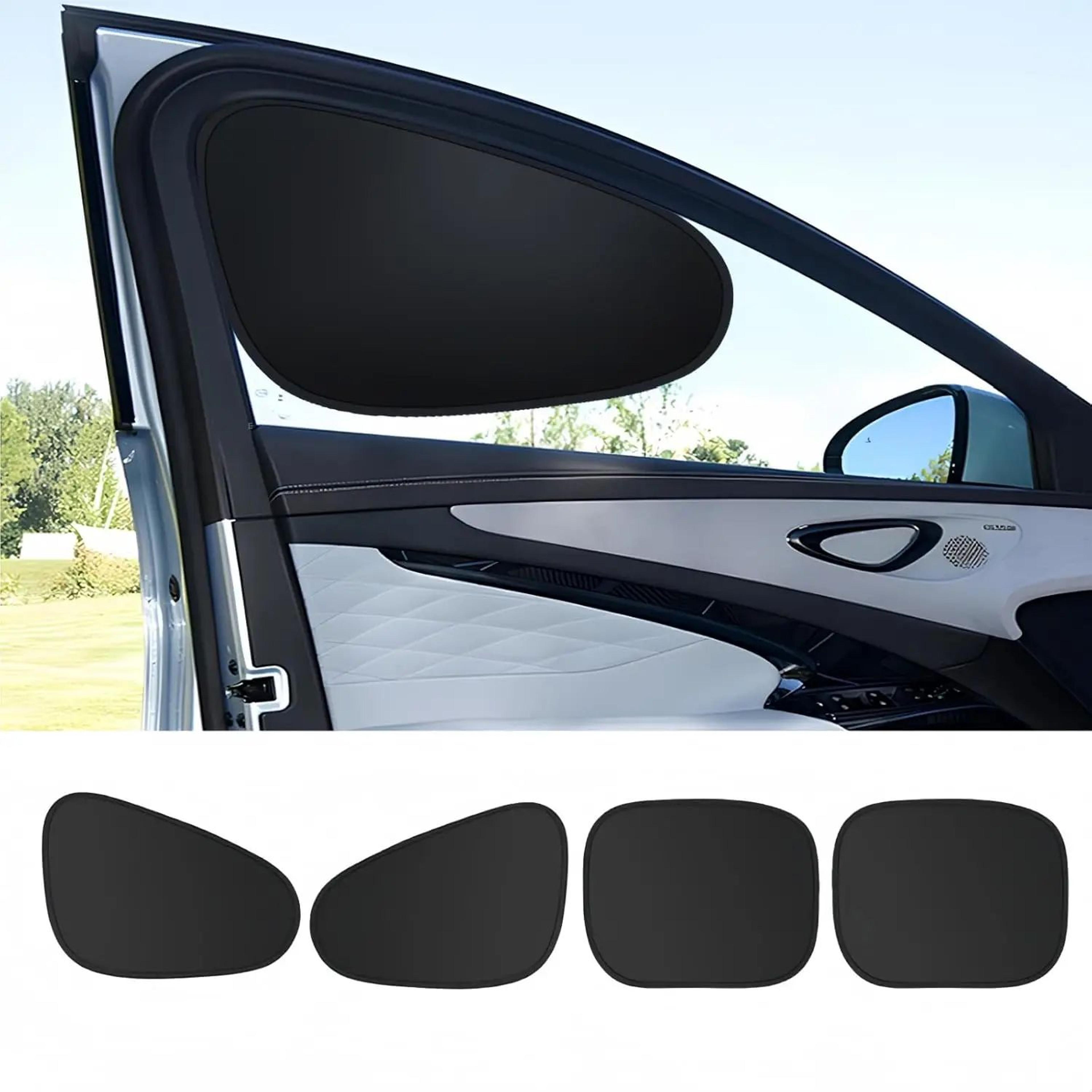 electrostatic car window sun shade 4-layer uv blocking anti-glare side window visor