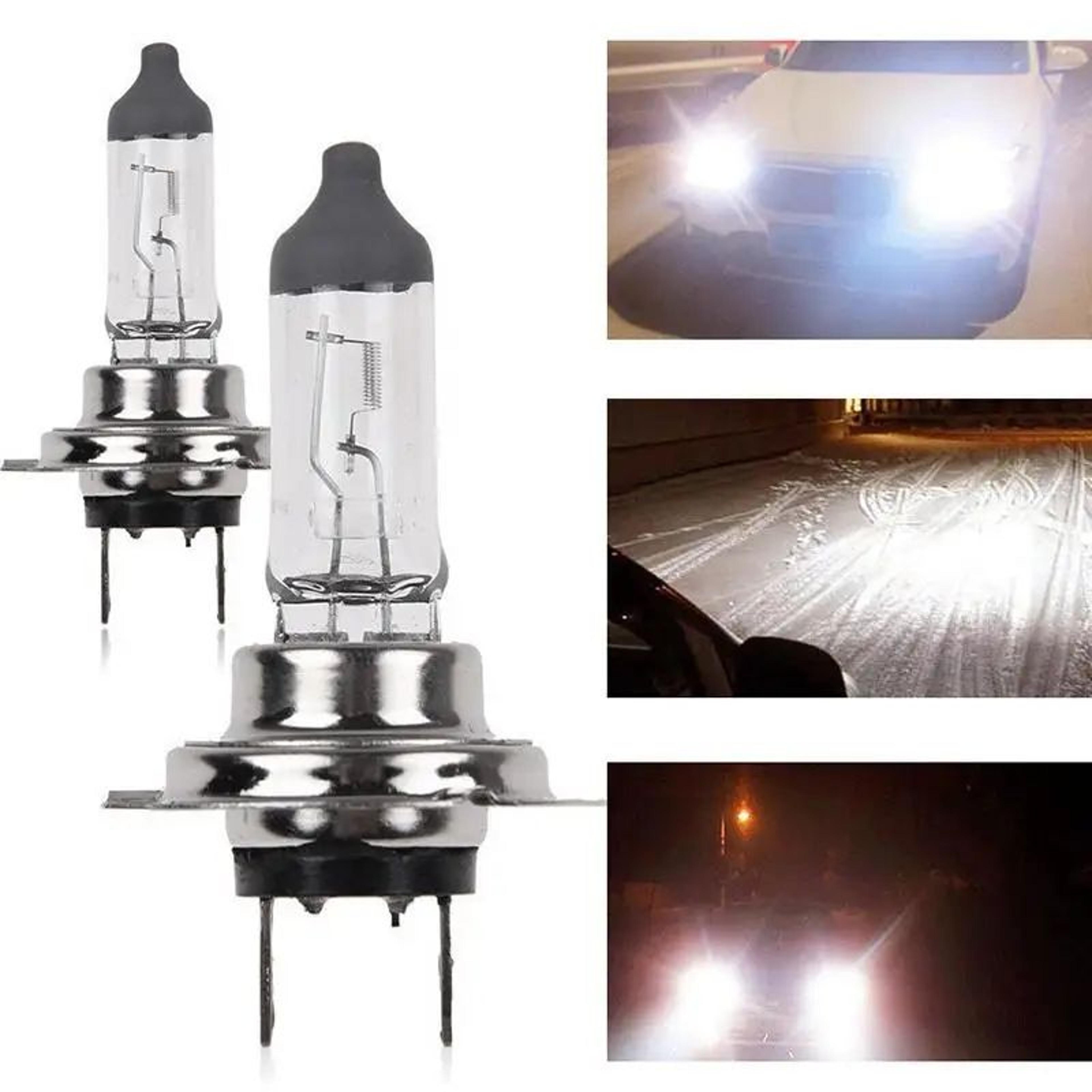 ultrabright h7 headlight bulb 12v 55w white halogen headlight replacement for cars