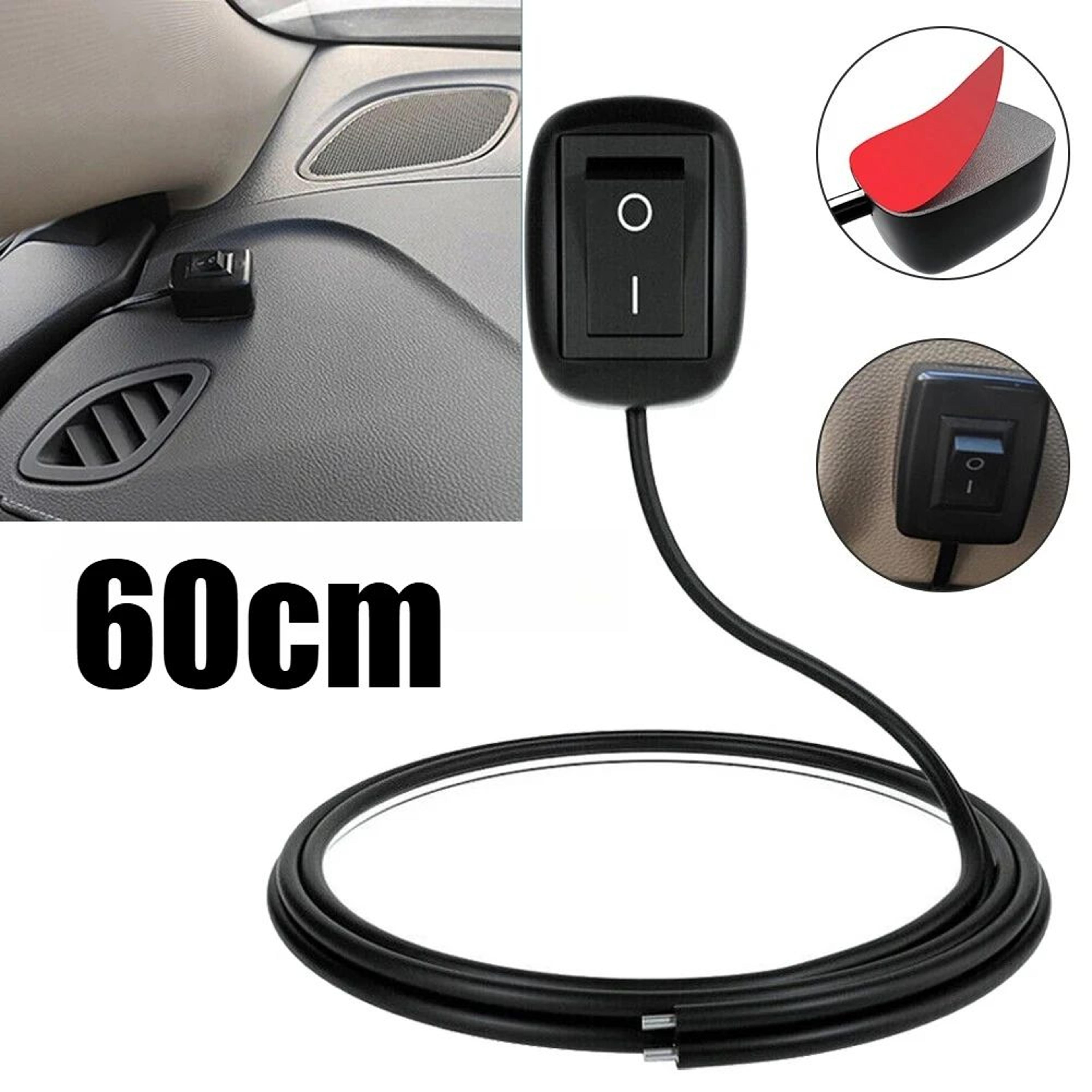 universal 12v car switch for led light bar drl and fog lights with 60cm cable