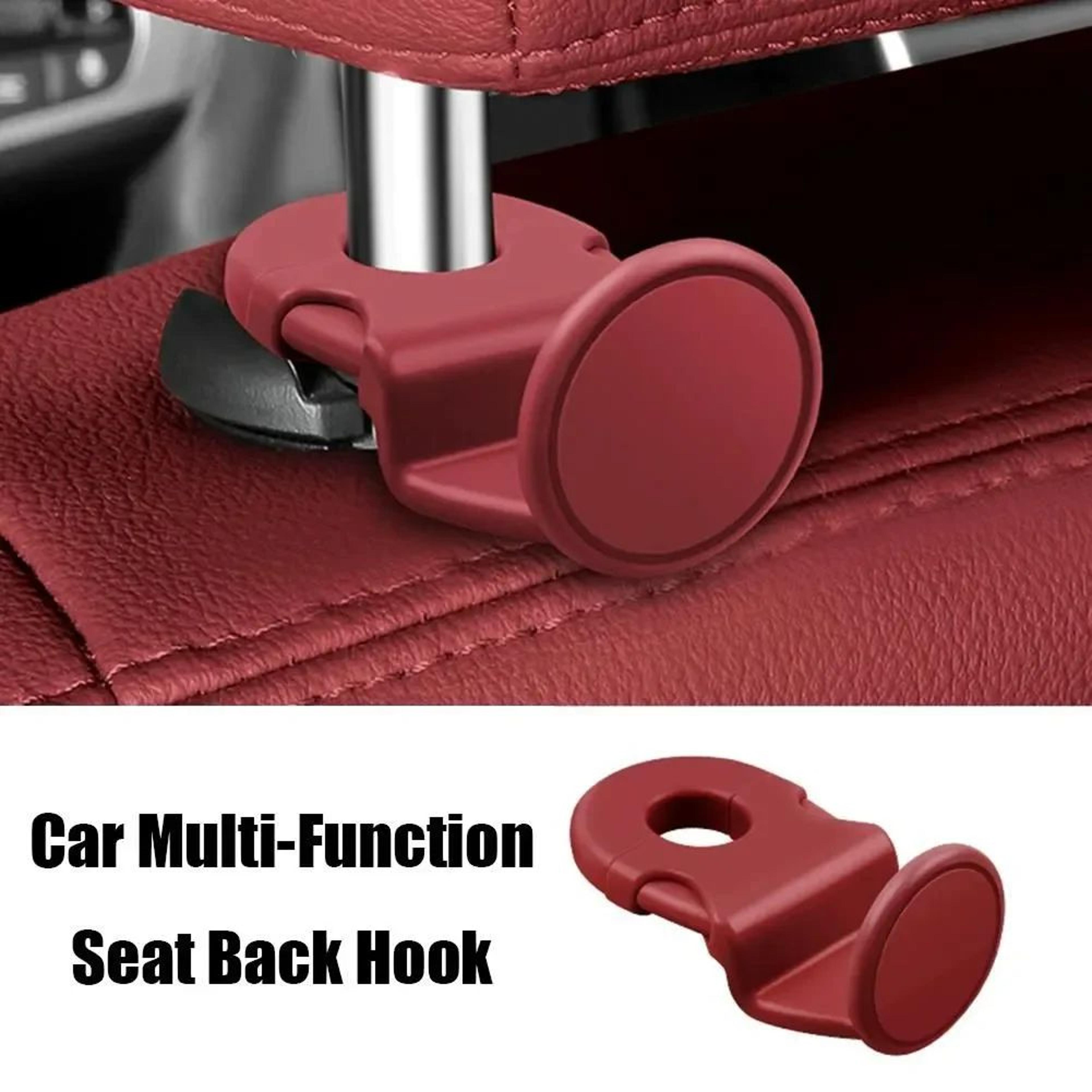heavy duty car seat hook hidden car headrest hook organizer for bags and groceries