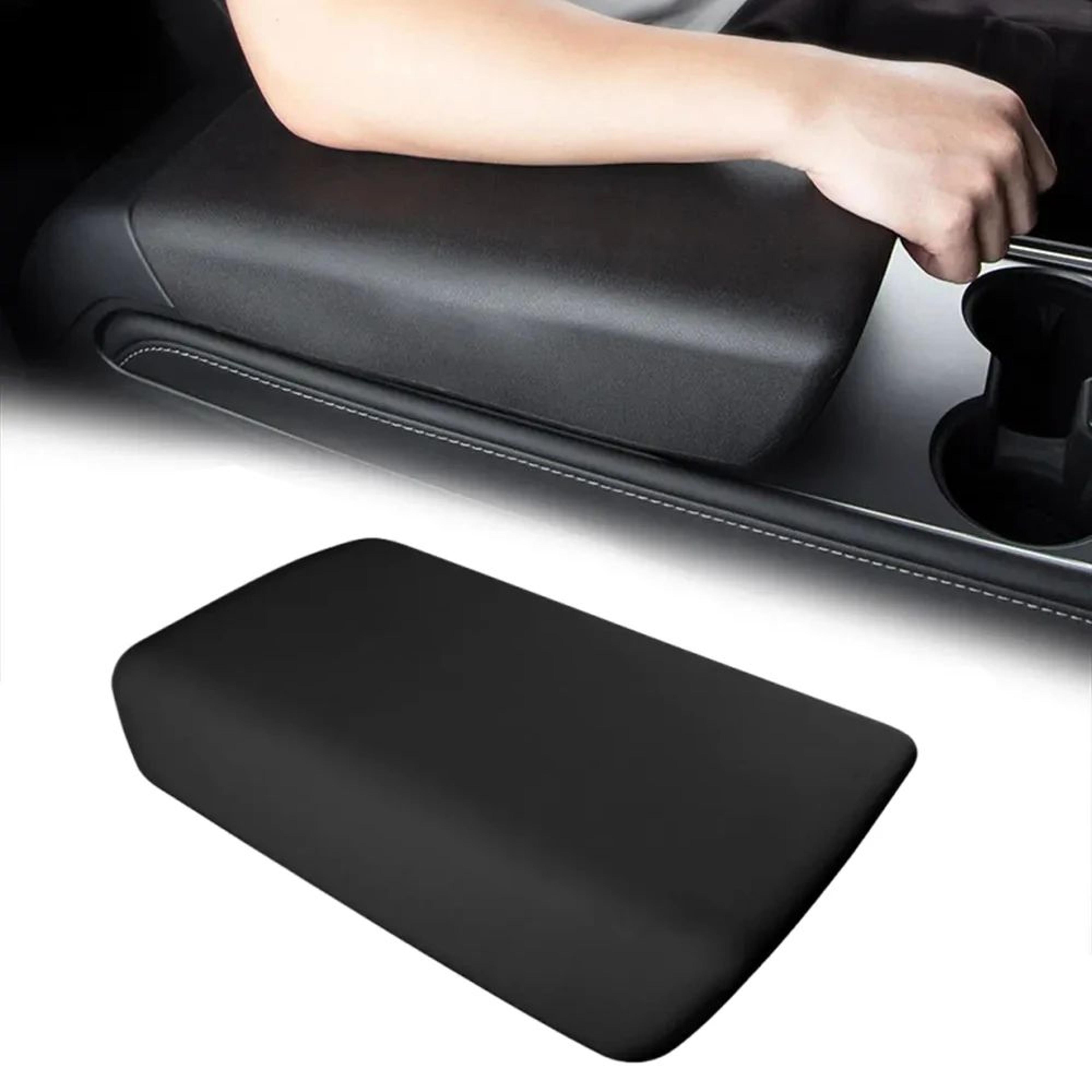 tesla model 3 y center console armrest cover tpe armrest pad protector for 2017-2026