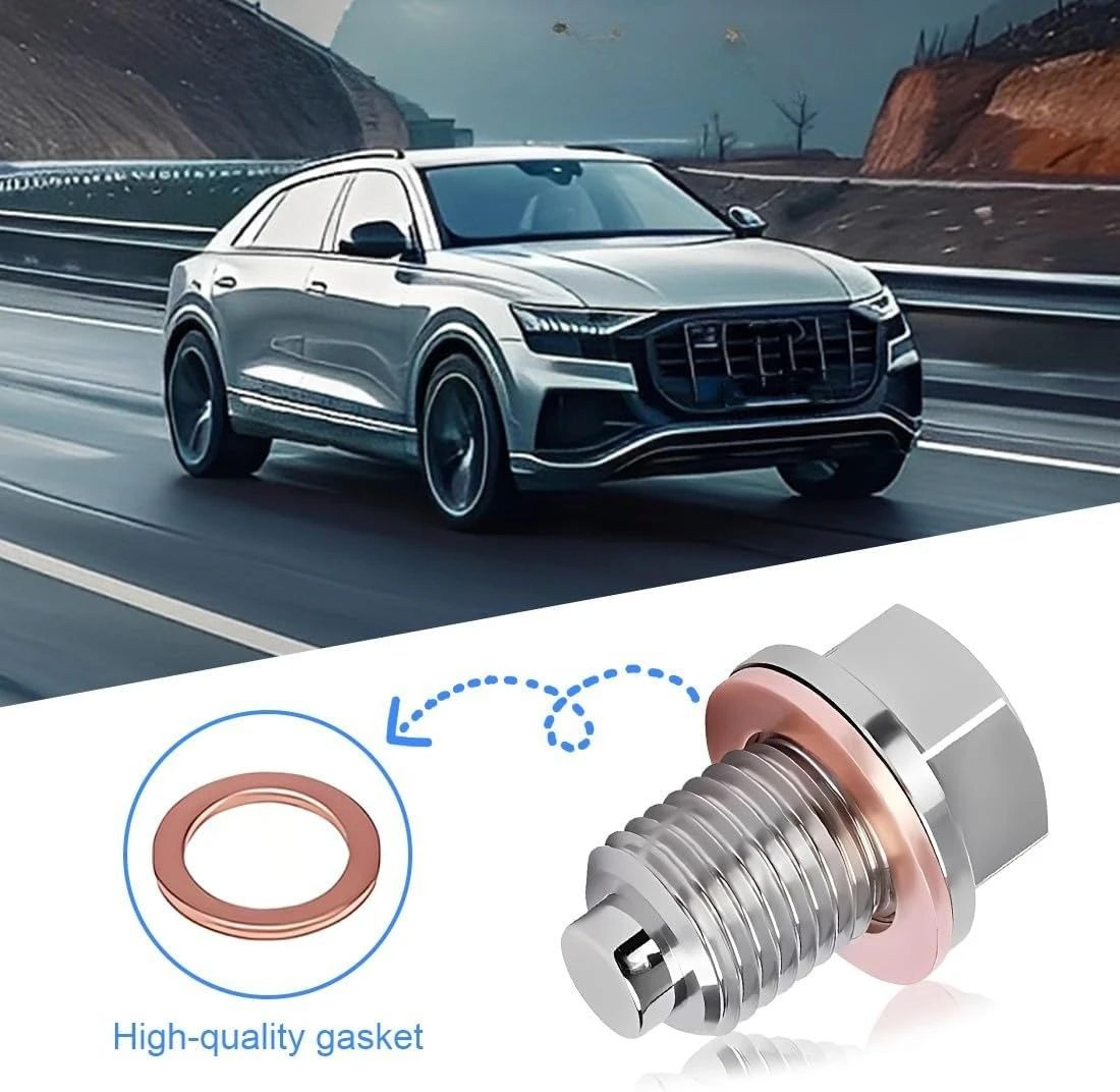 304 stainless steel magnetic oil drain plug universal engine oil drain bolt with strong magnet