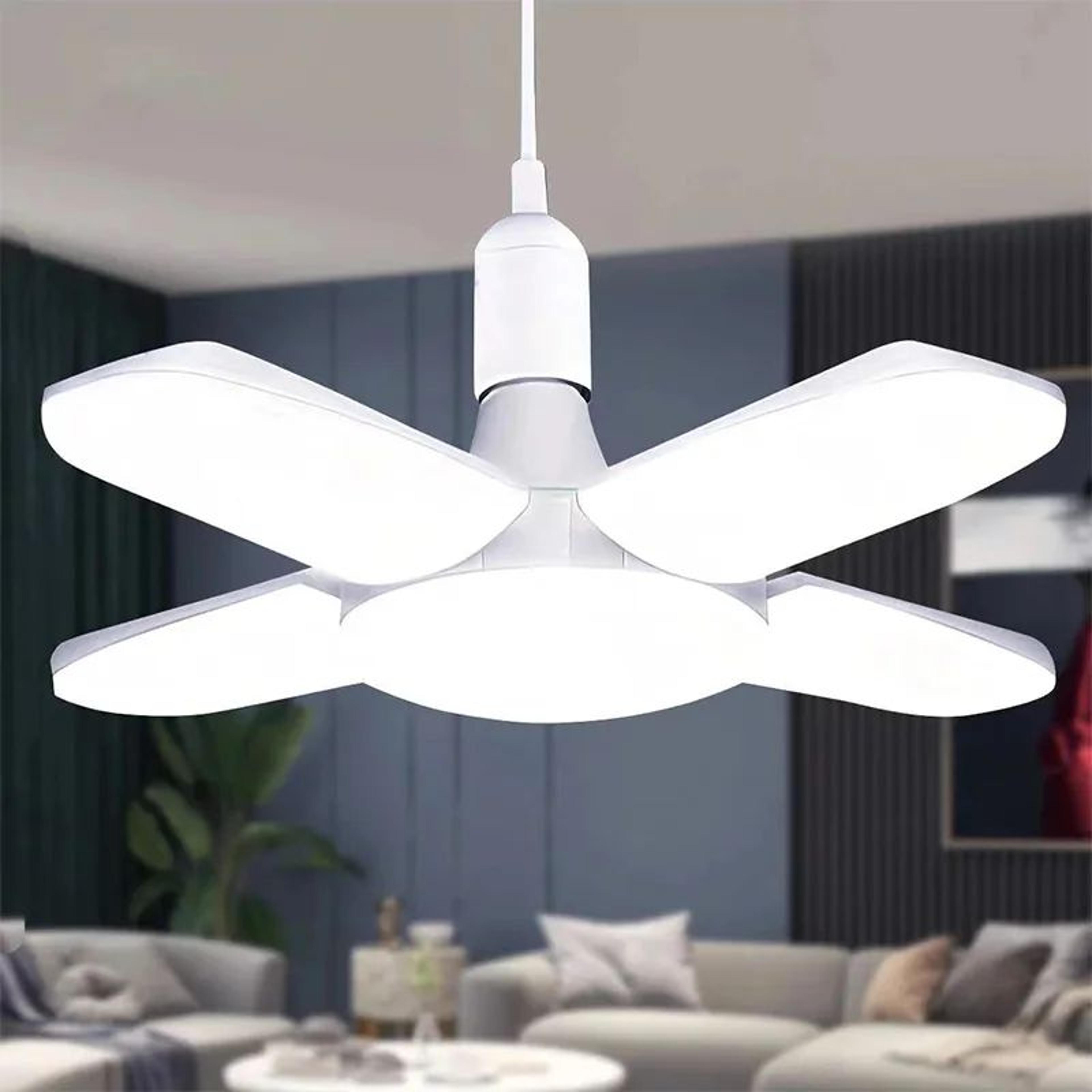 ultrabright led garage light with deformable panels e26 e27 garage ceiling light