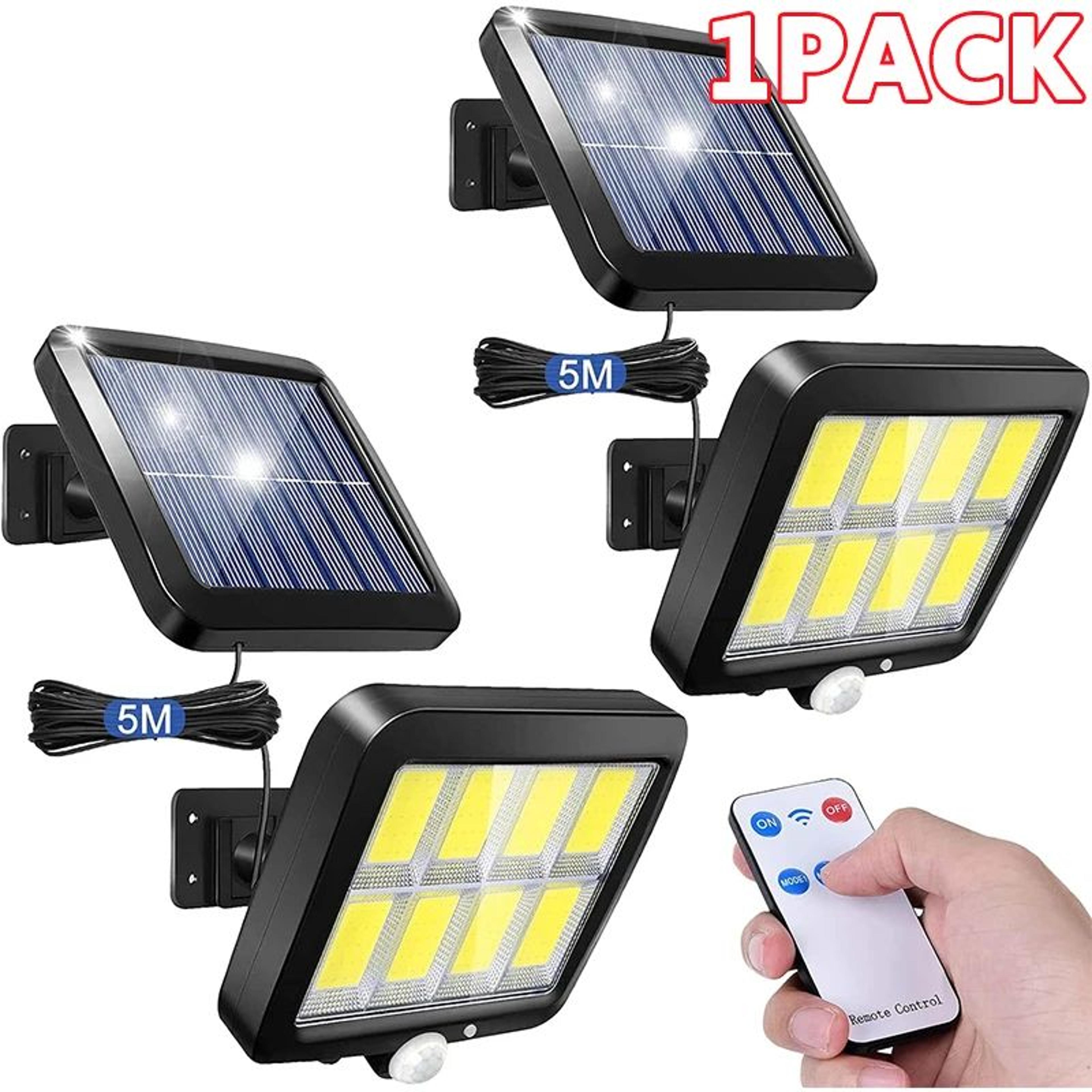 ultrabright solar motion sensor light split panel outdoor solar wall light with 3 lighting modes ip65 waterproof