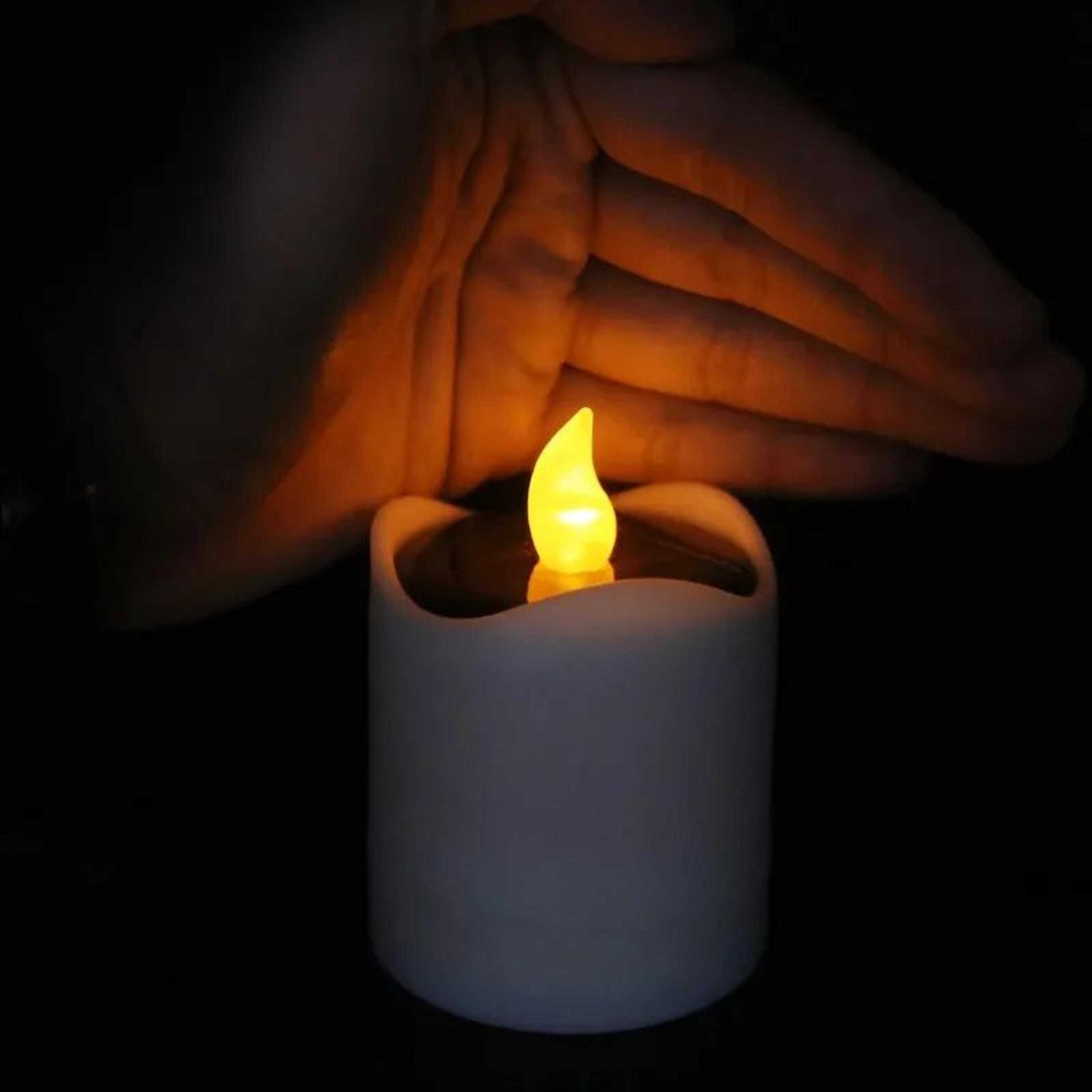 solar candle lights waterproof flameless led candles for garden patio home decor