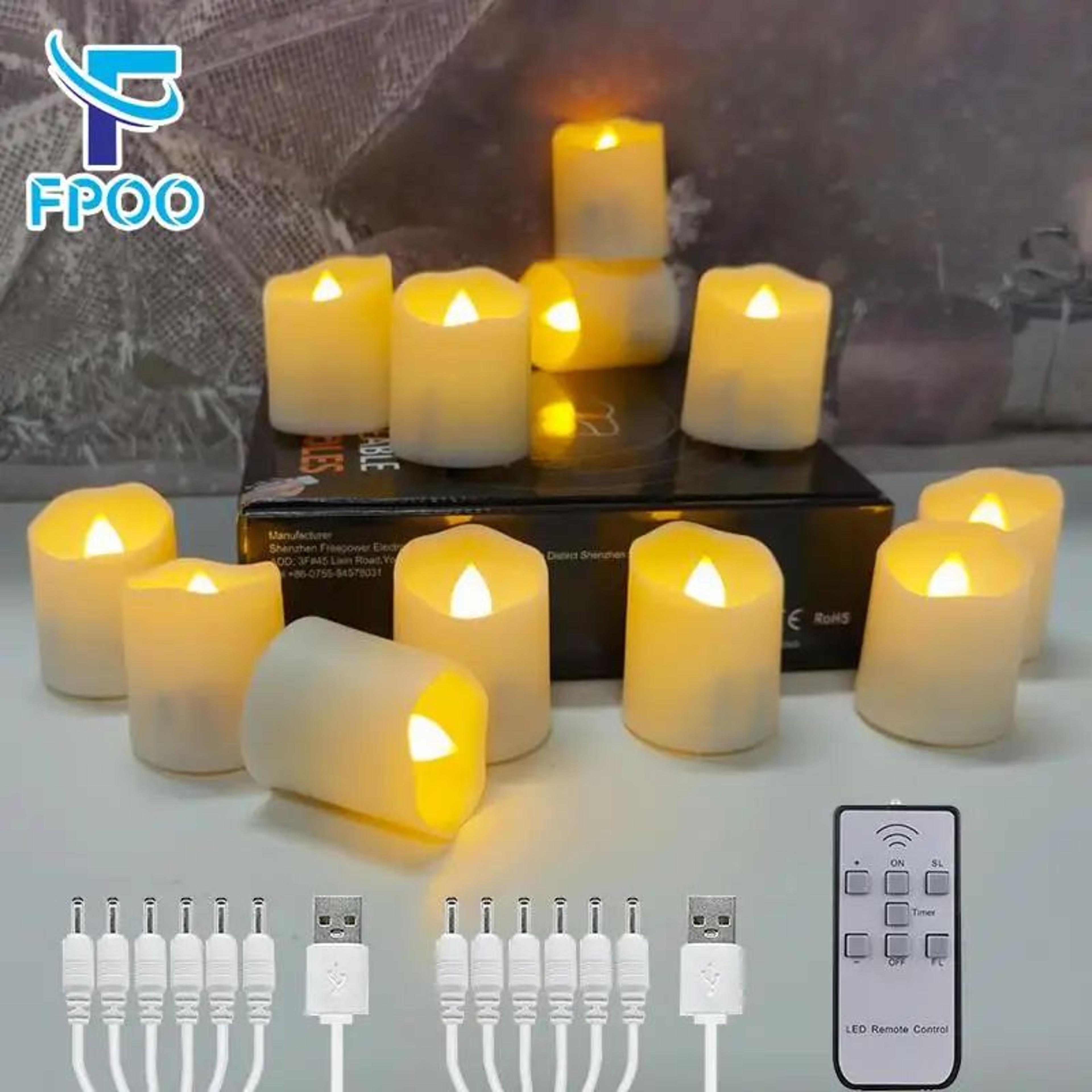 remote control flameless candles with timer and realistic moving wick candle led lights