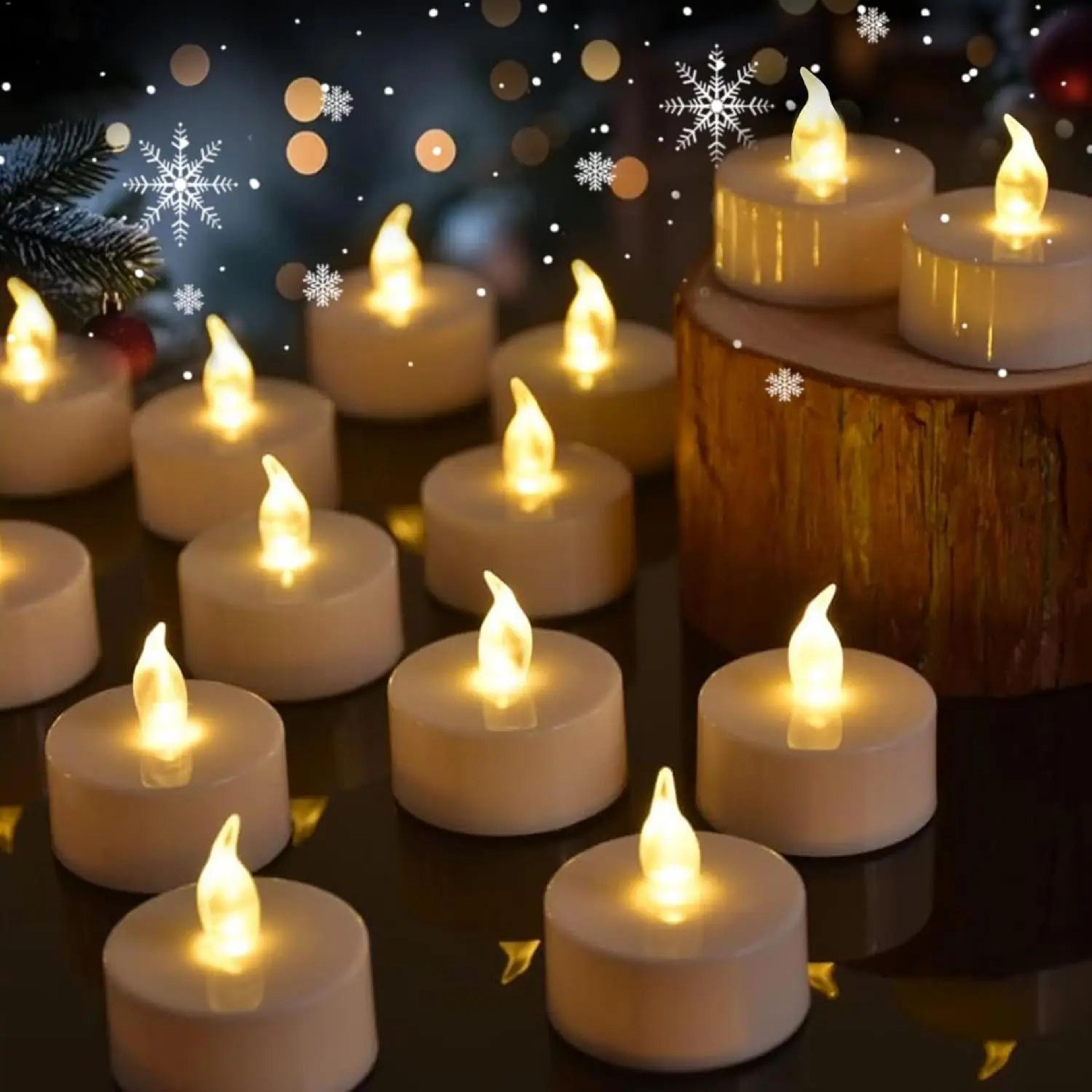 flameless led tea light battery operated candle for wedding and home decor