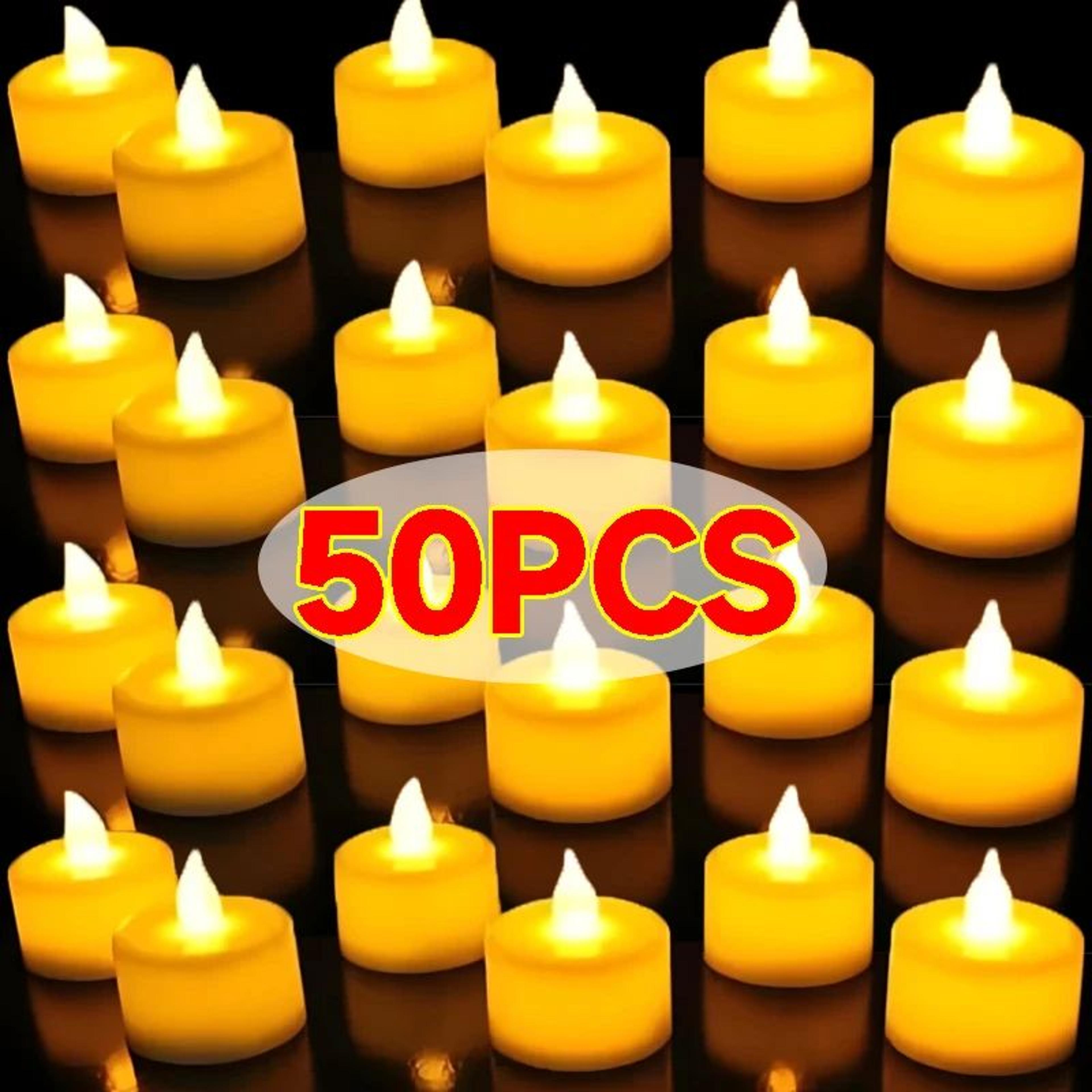 battery operated tea lights flameless led candles warm white for wedding party decor