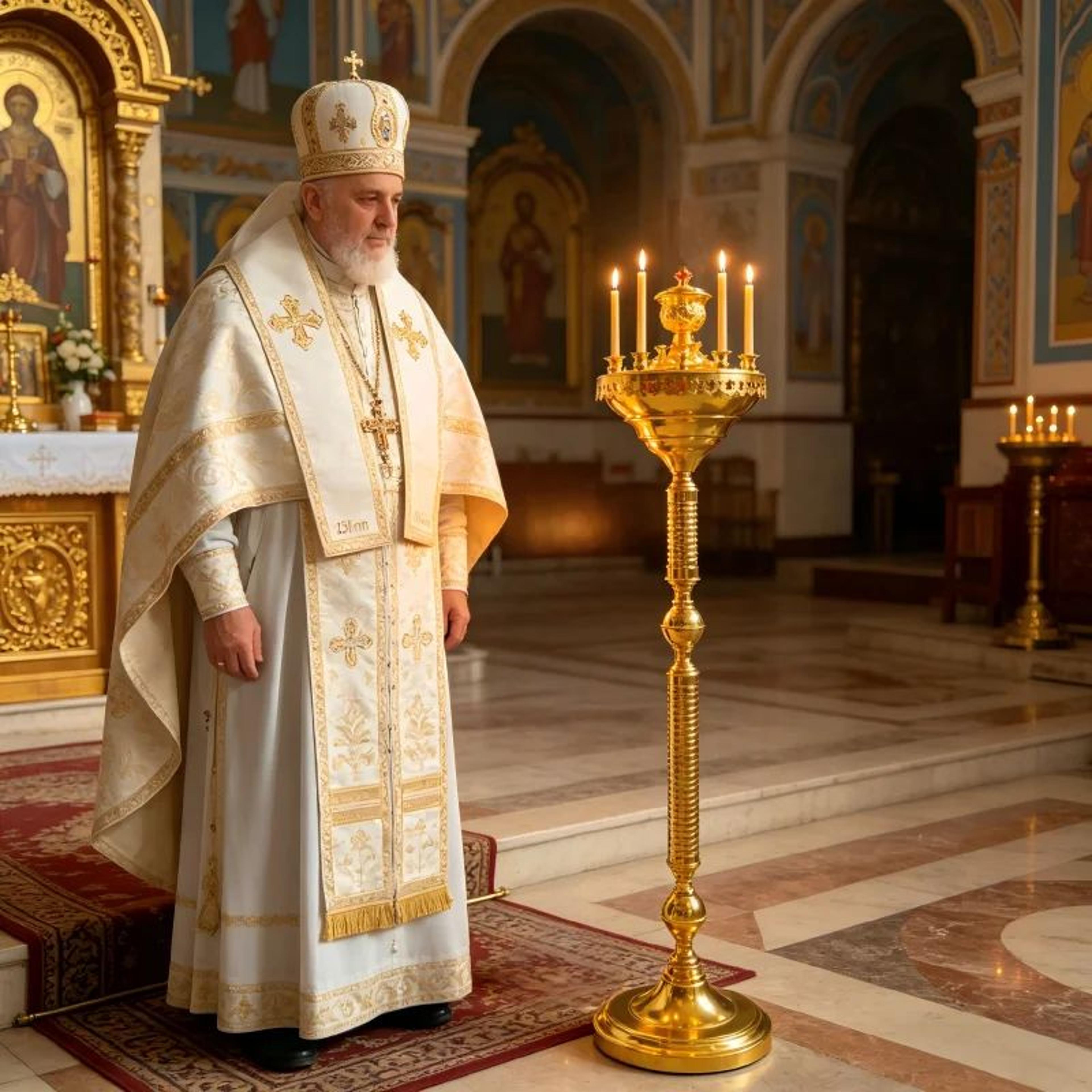 120cm orthodox church candle holder gold plated 20 light altar candle stand for catholic and christian worship