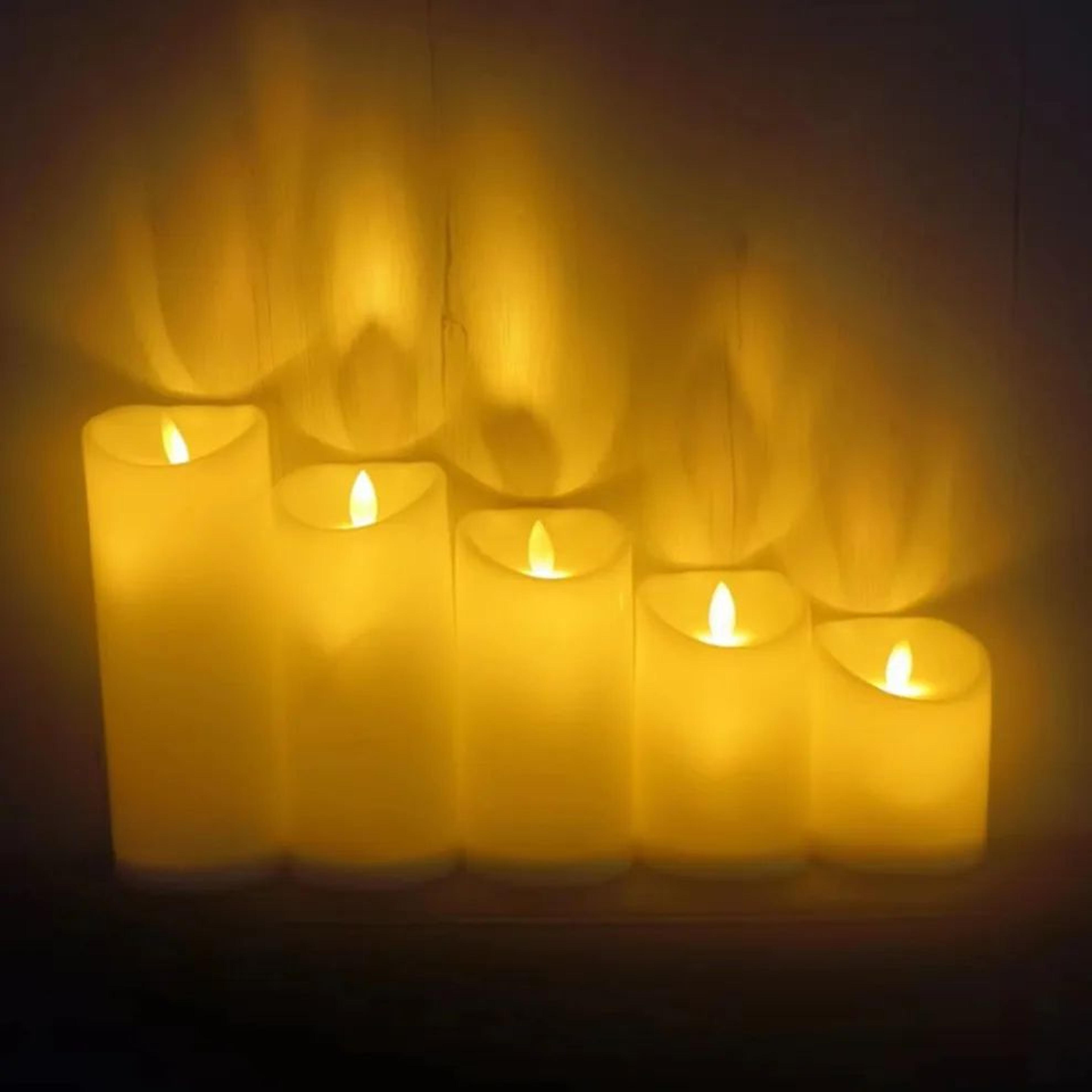 flameless led candle with swinging flickering flame battery operated electric candle lamp