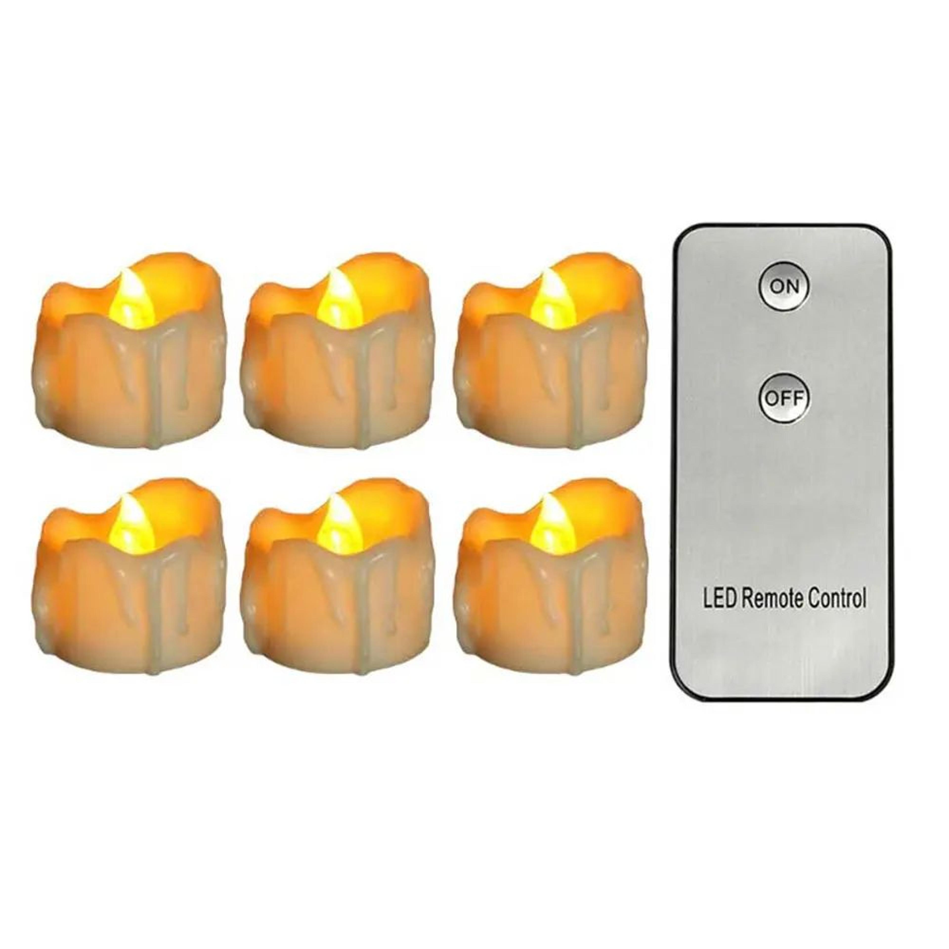 remote control flameless led tea lights battery operated candles for home and holiday decor