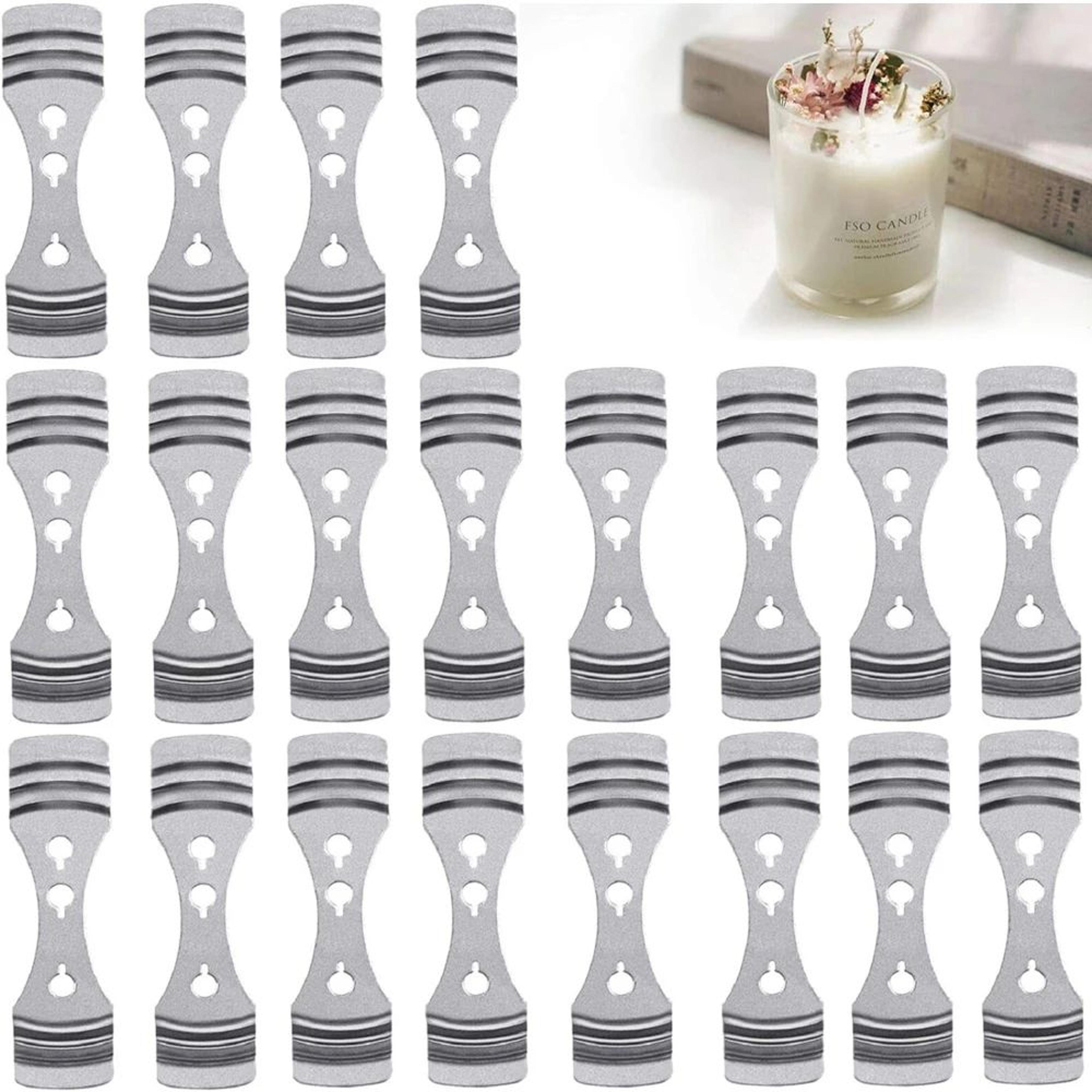stainless steel candle wick centering tool for diy candle making and candle wick holder