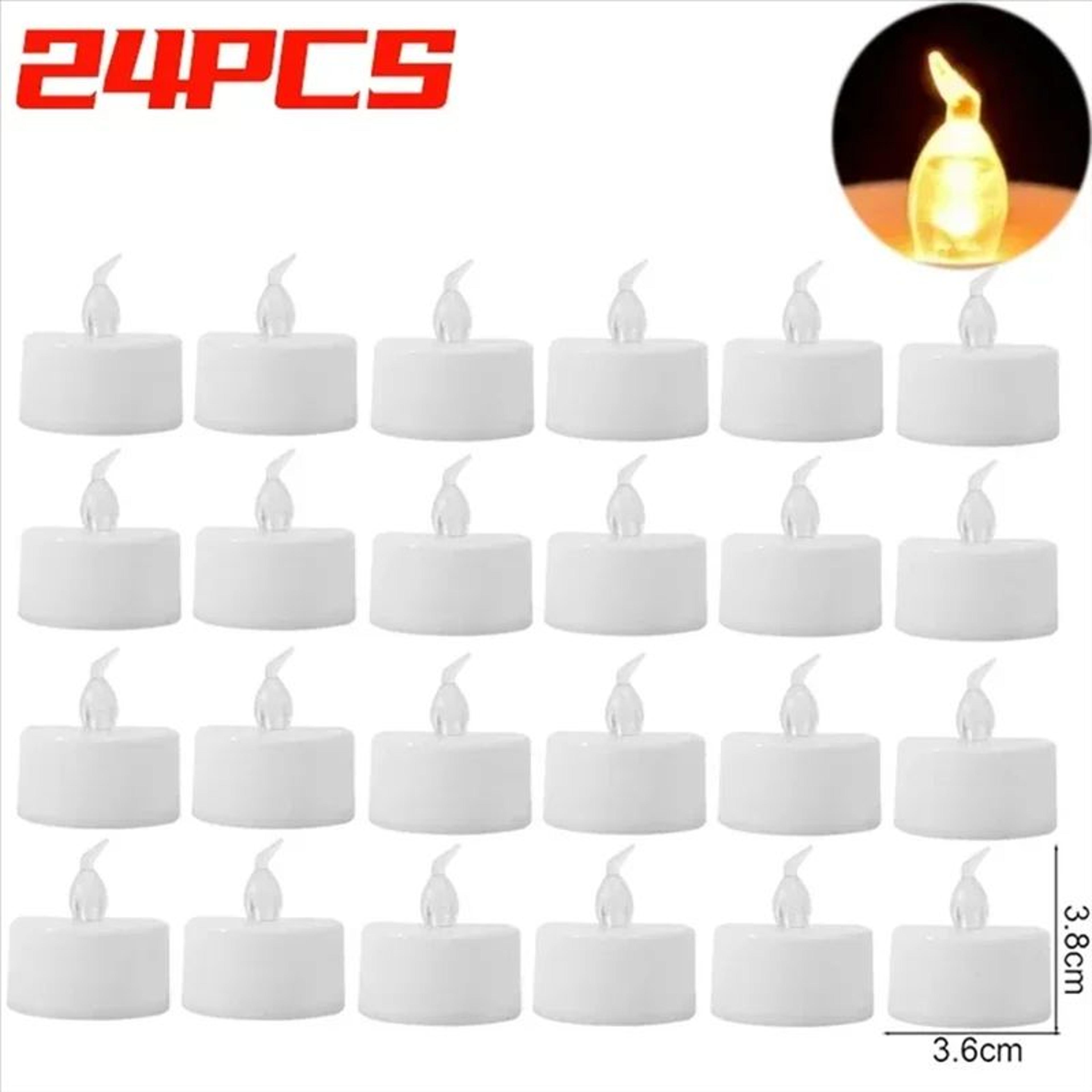 mini flameless led candle lights battery operated warm white decorative candles