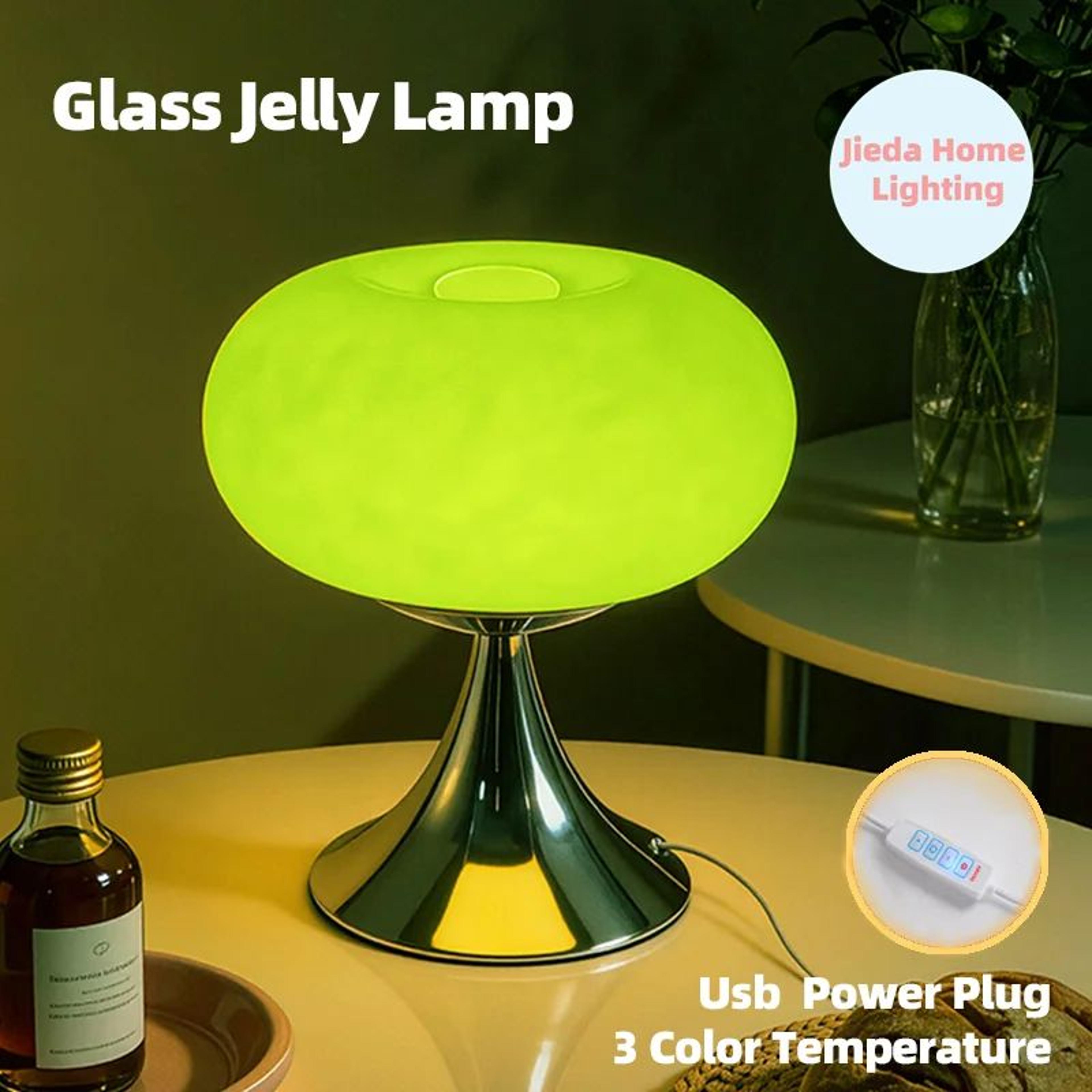 murano glass table lamp with 3 color temperature – decorative bedside ambient light