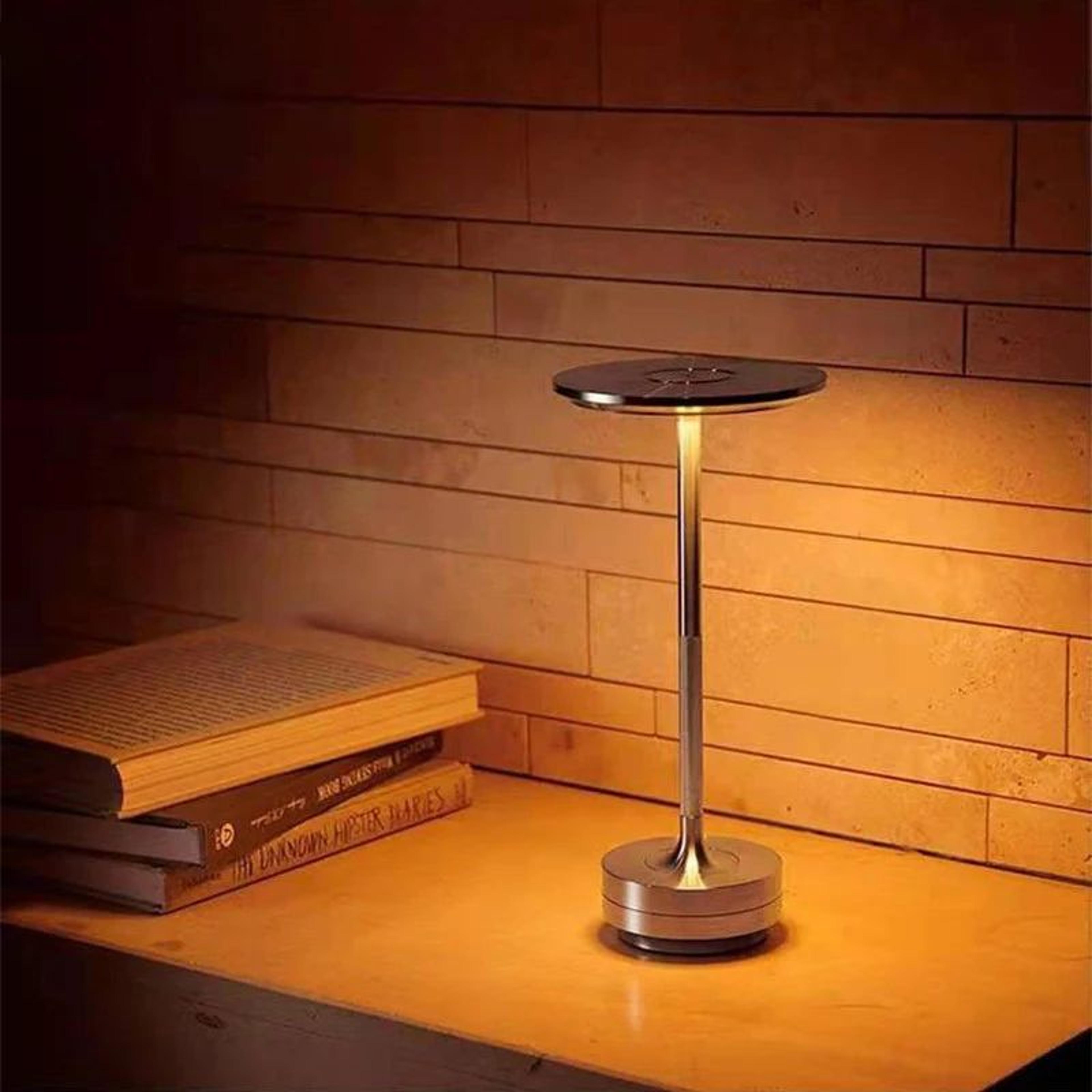 luminord rechargeable table lamp – touch bedside lamp with modern nordic design