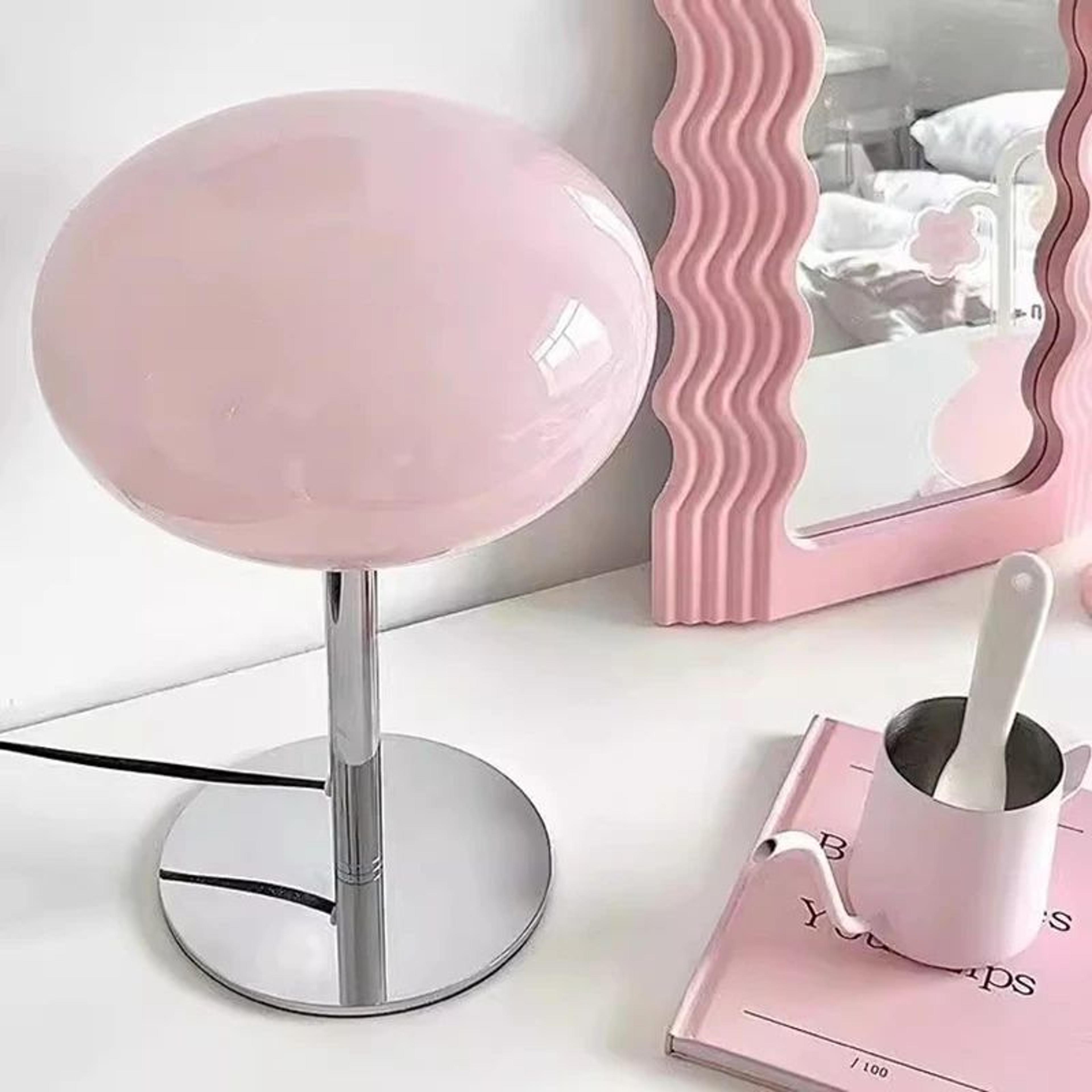 murano glass cloud table lamp – italian designer led bedside lamp with 3-tone lighting