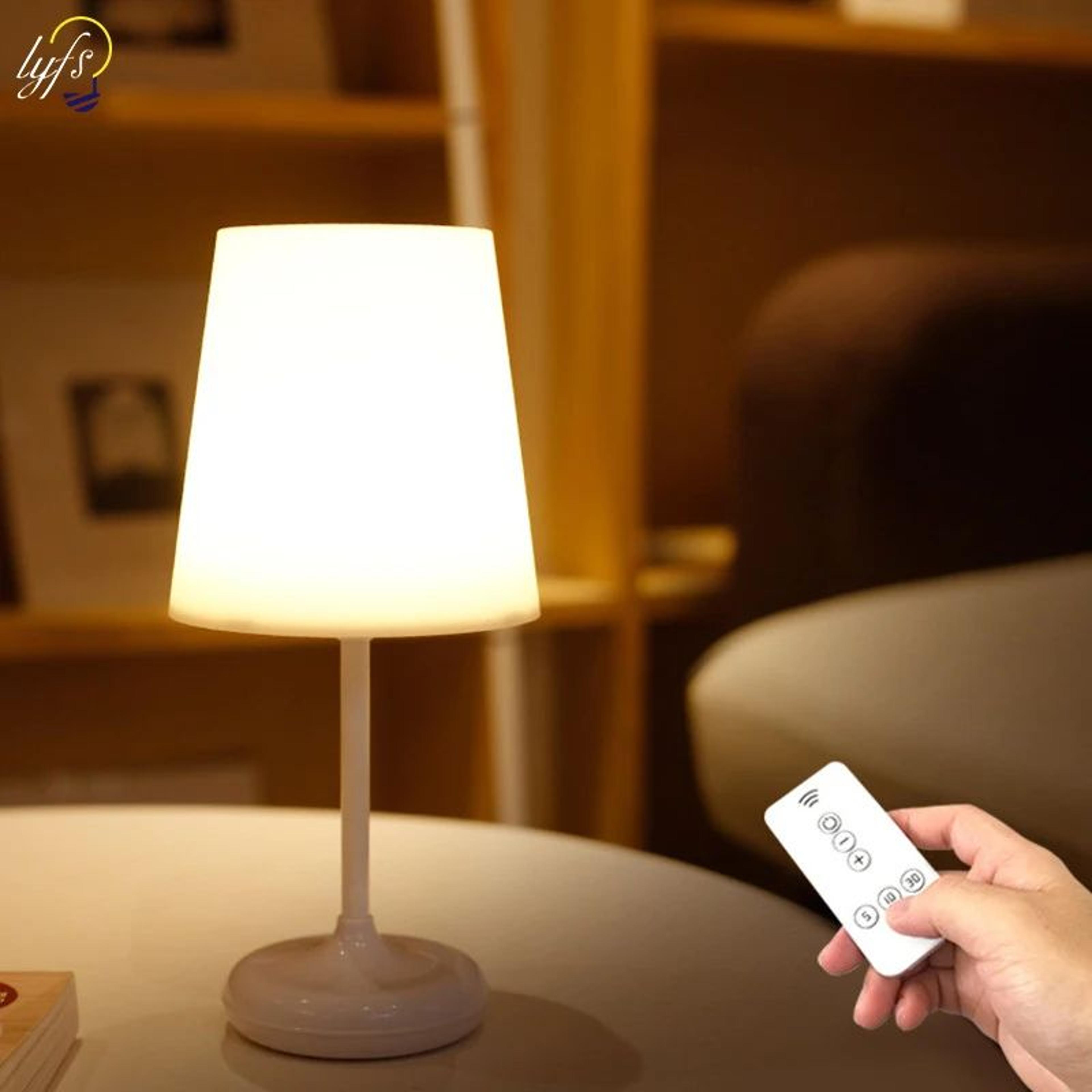 led desk lamp with remote control – eye protection usb rechargeable touch dimmable reading lamp