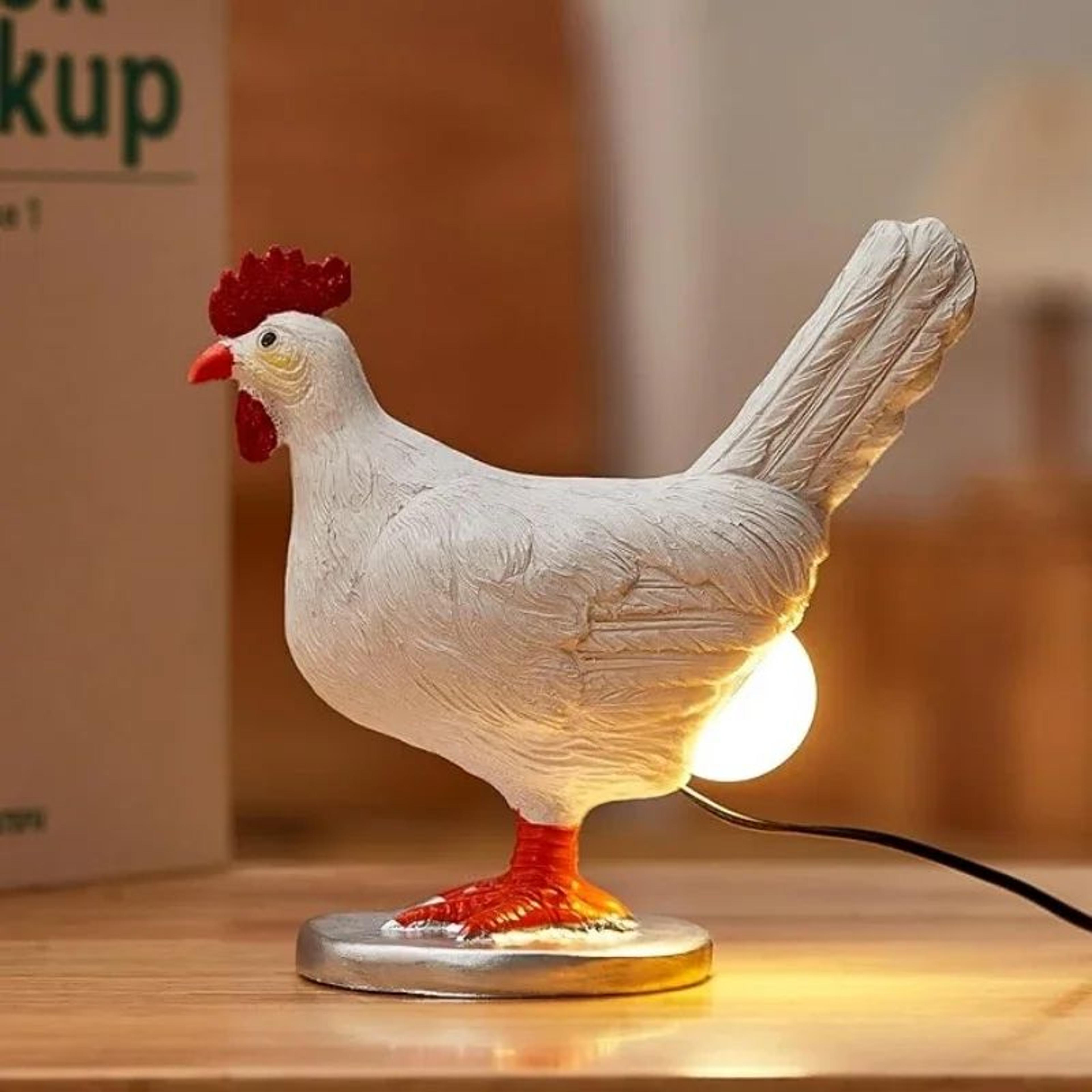 chicken night light led animal bedside lamp for easter & home decor