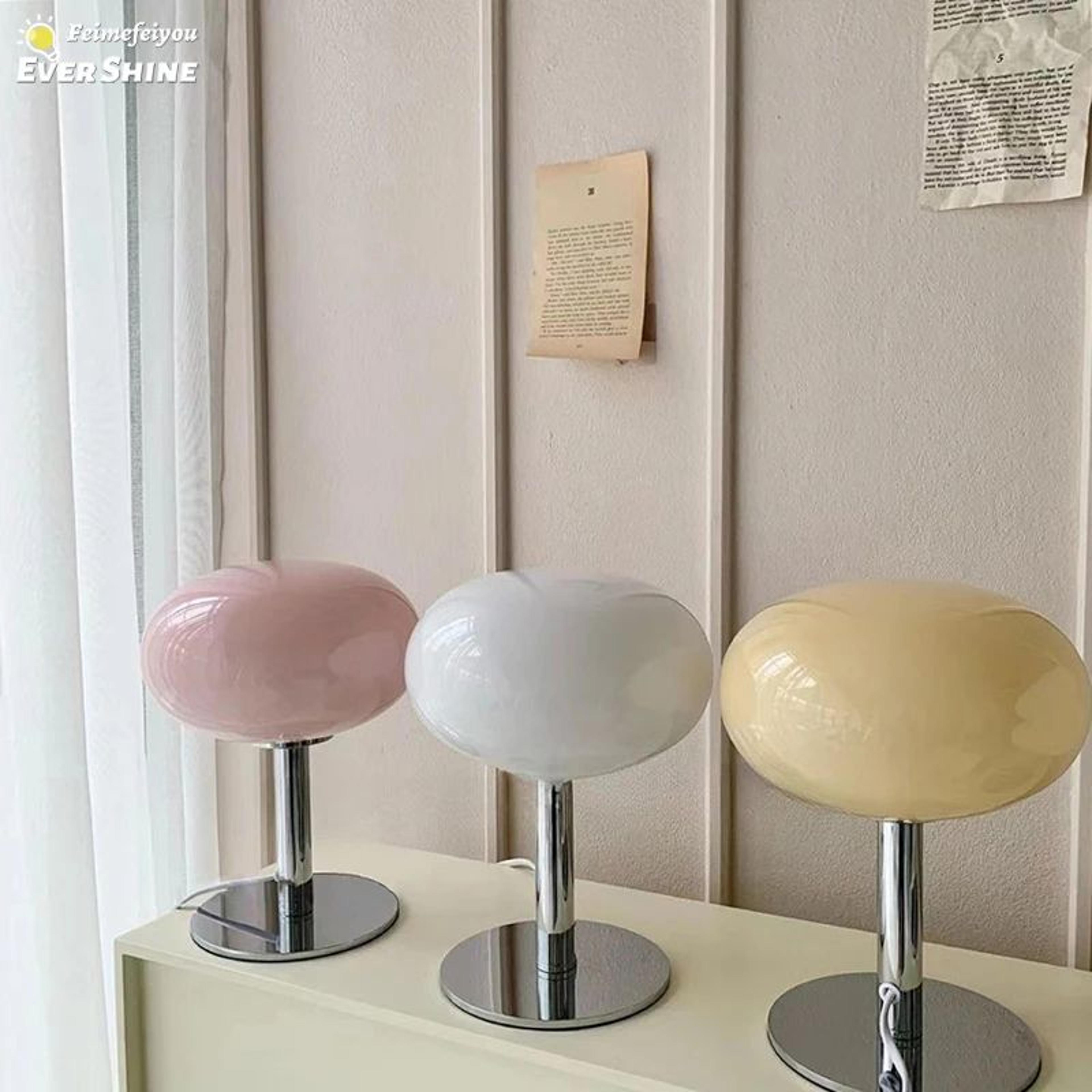 nordic led table lamp with stepless dimming for bedroom, desk & bedside