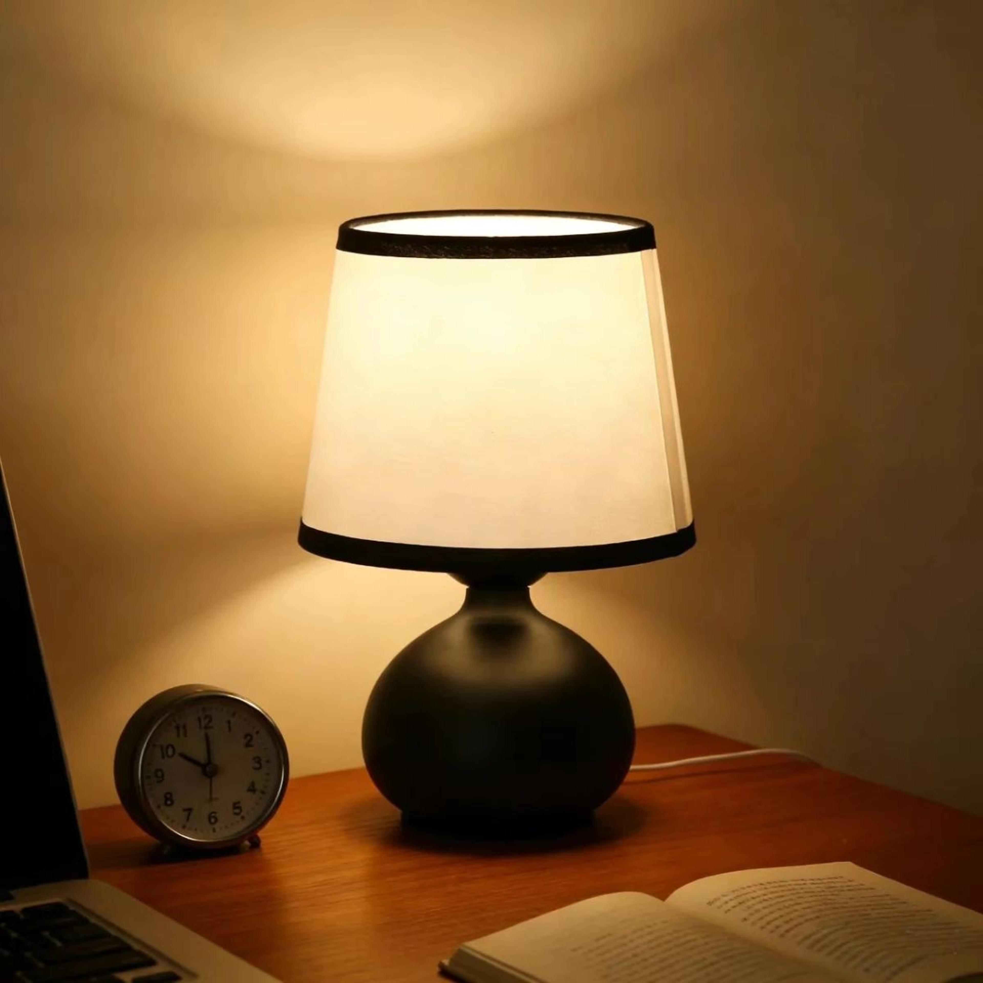 modern led bedside lamp for bedroom, living room & study desk