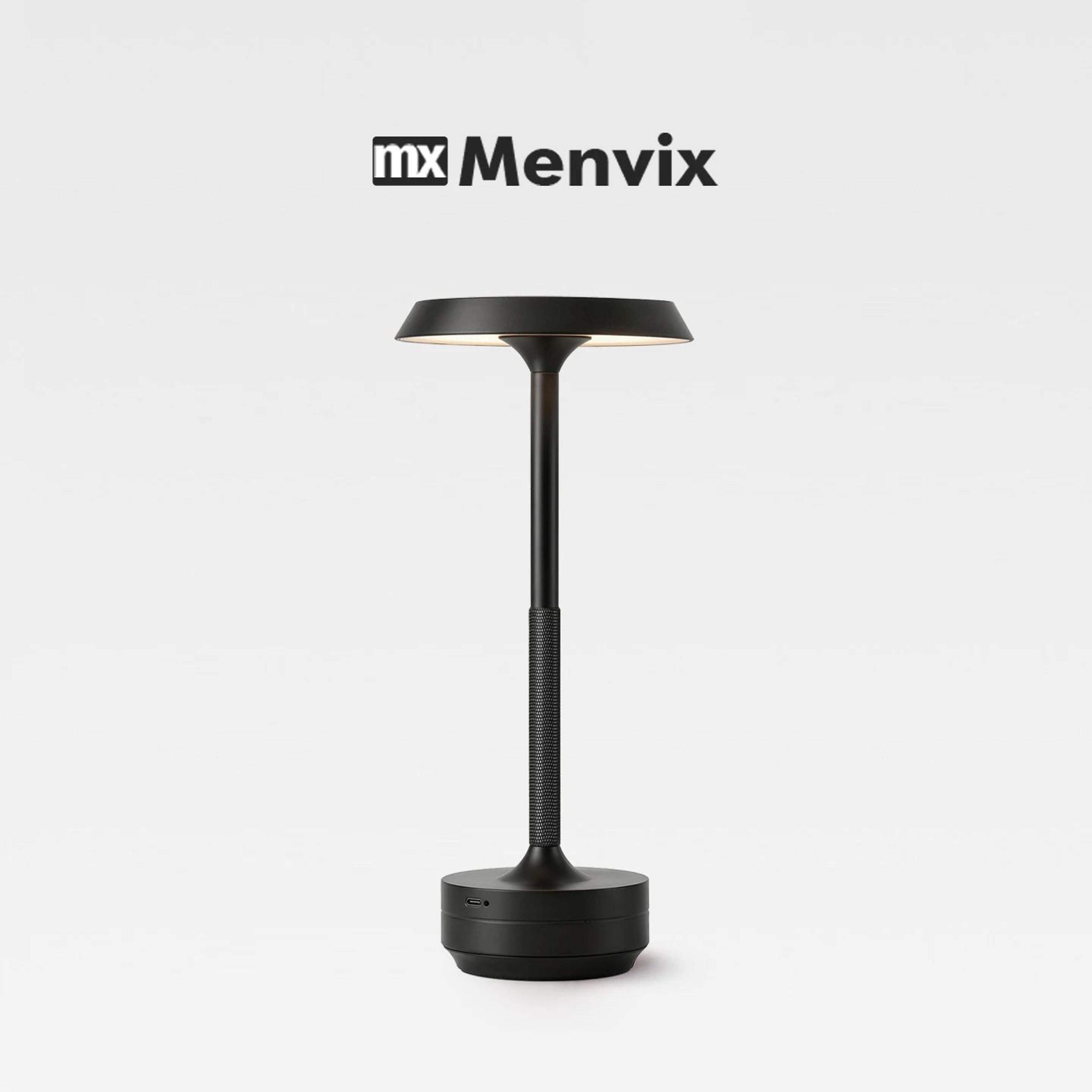 cordless table lamp – rechargeable led portable table lamp with stepless dimming & 5000mah battery