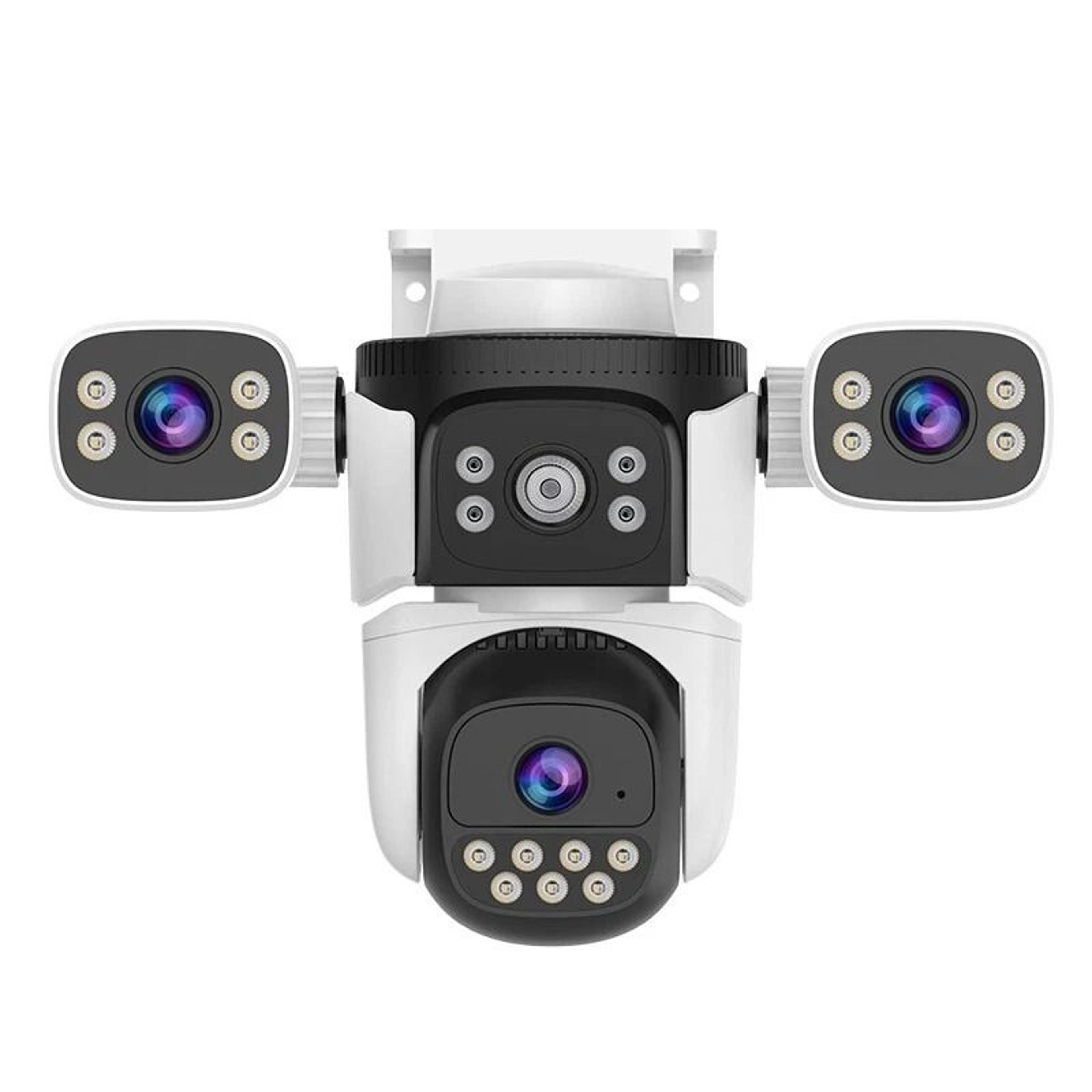 ultra-clear 20mp outdoor security camera with wifi6 ptz camera & 10x optical zoom – auto tracking, waterproof